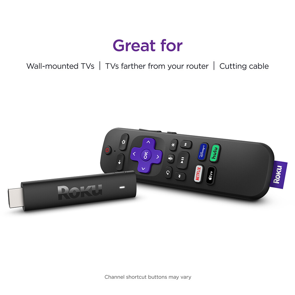 Roku 3820R2 4K Streaming Stick with Voice Remote