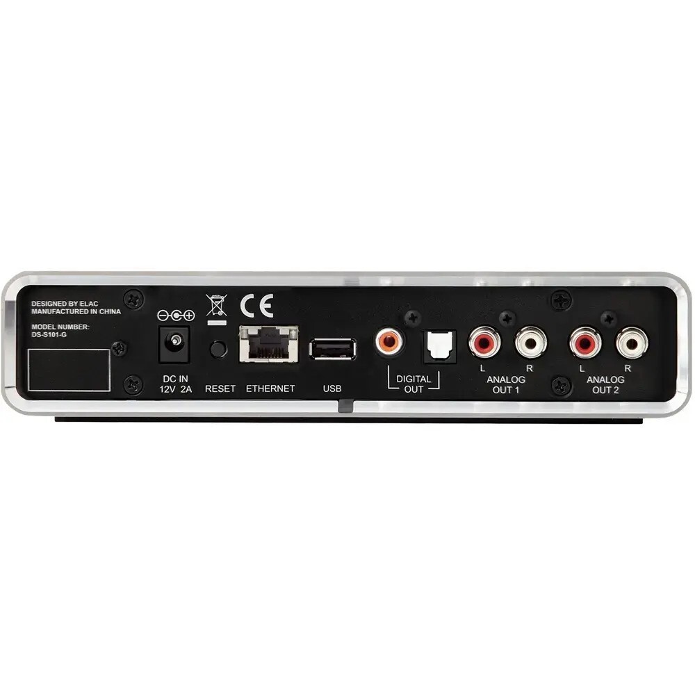ELAC Discovery Series DS-S101-G Streaming Media Player Silver (Used, No Box)