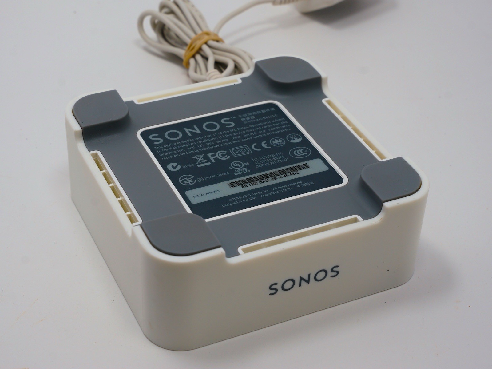SONOS BRIDGE Wireless HiFi System – ZoneBridge BR100 – White + POWER ADAPTER!