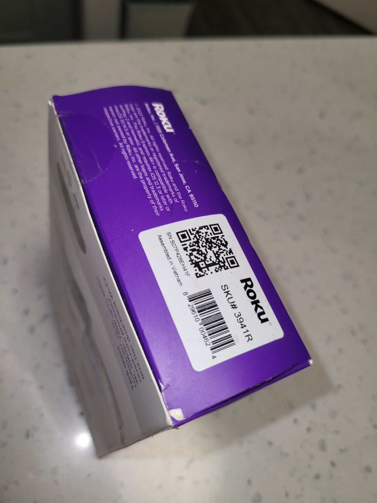 Roku Express 4K+ Streaming Player 3941R2 HD/4K/HDR Voice Remote