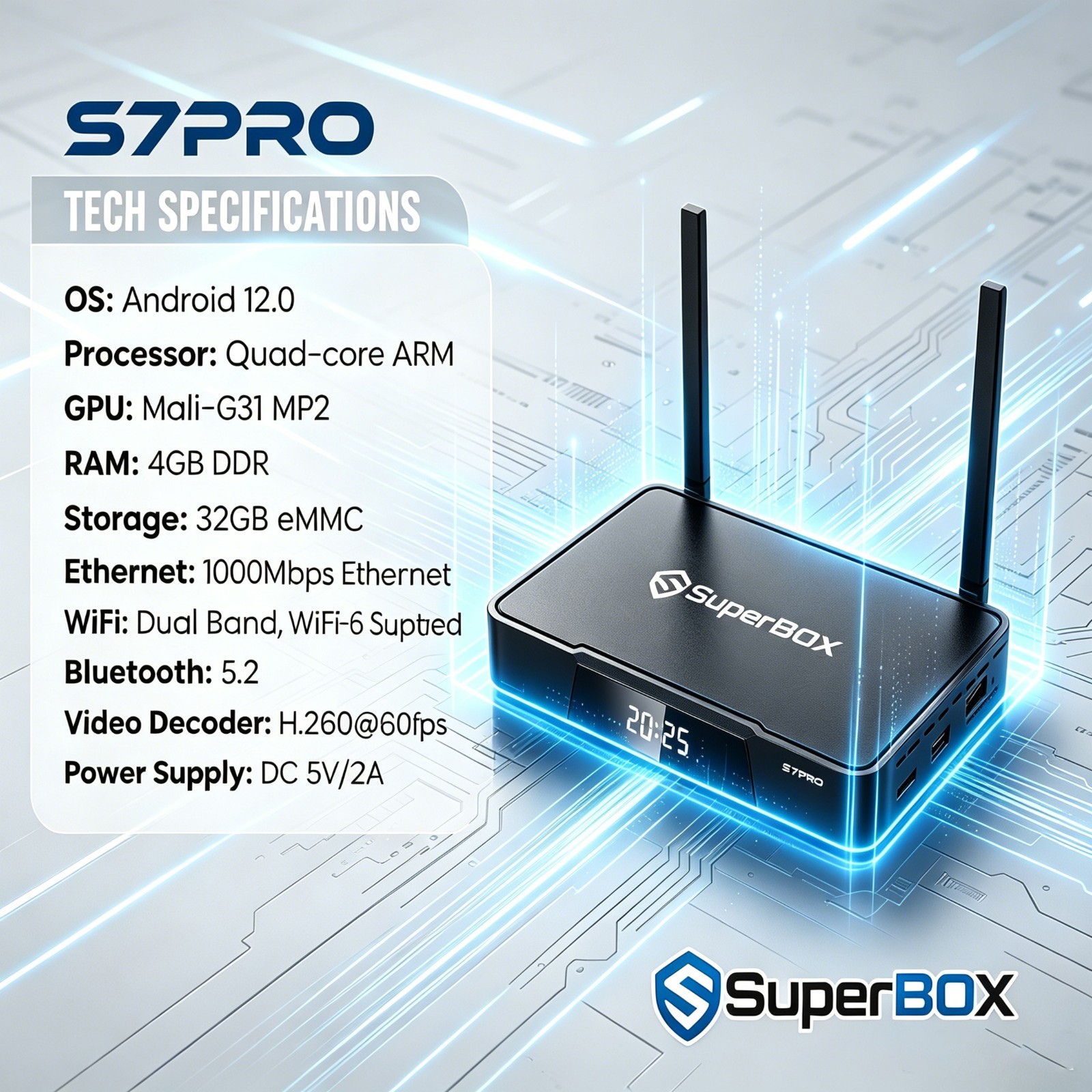 SuperBox S7 Pro | Official Store Authorized | Free Shipping | One-Year Warranty