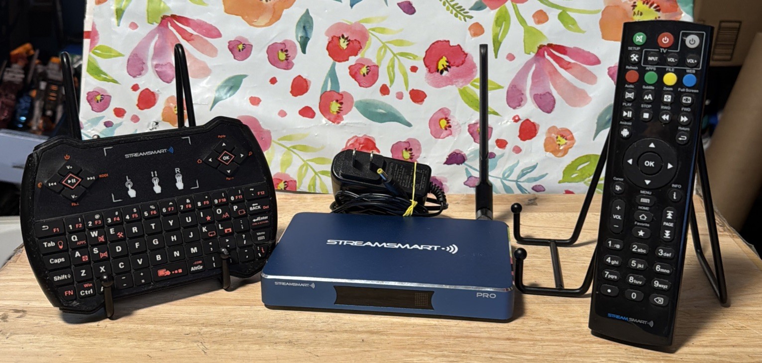 StreamSmart Pro 4K Android TV Box Media Player. Pre-Owned