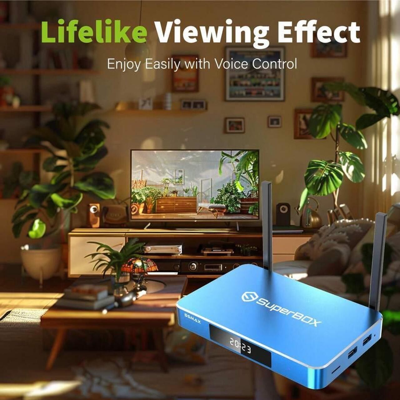 Official SuperBox S6 Max + 2026 Model Smart Android 14 TV Box Dual WiFi 6E