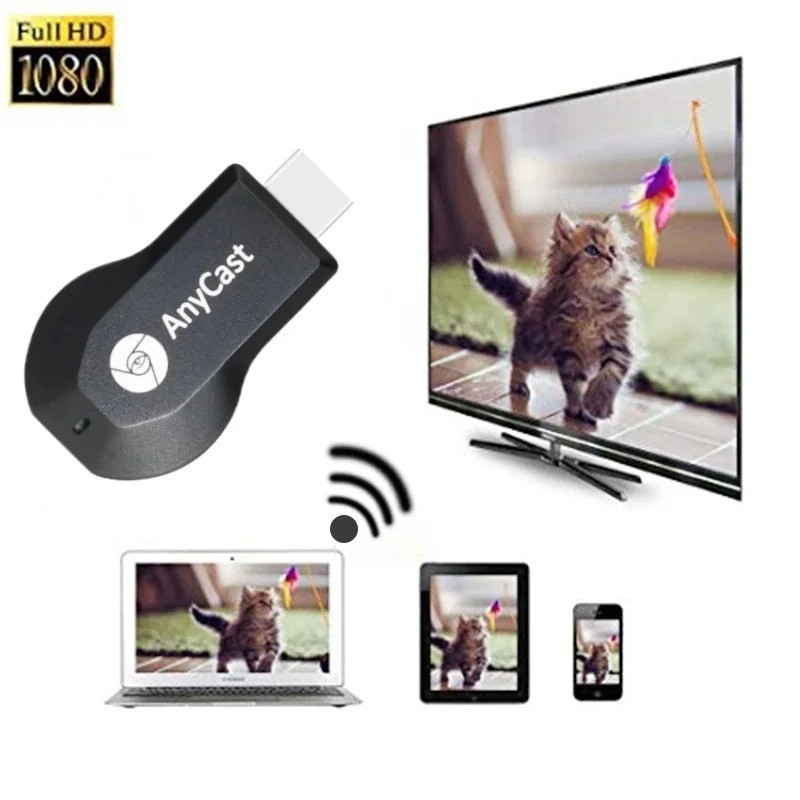 1080P Wireless HDMI Display Dongle WiFi Receiver AirPlay Miracast DLNA TV Stick