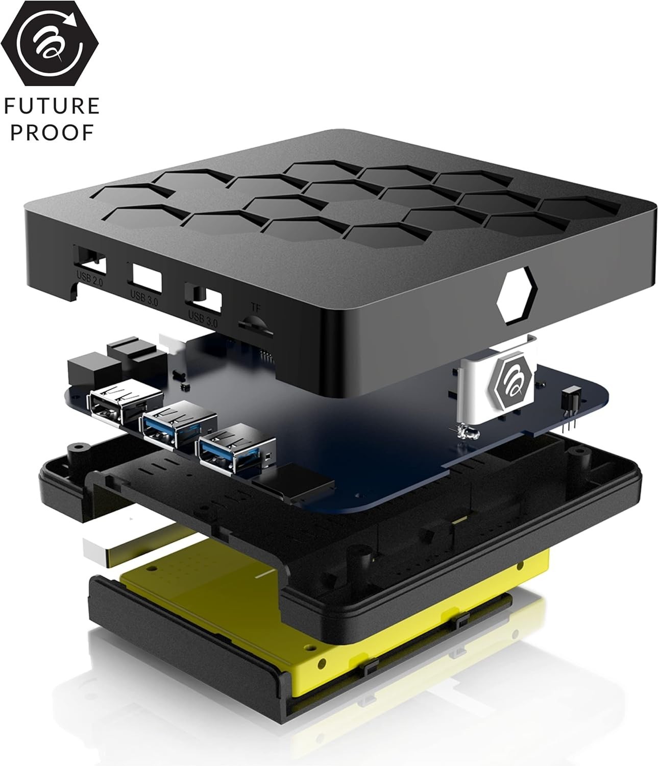 BuzzTV U5 Android TV HD Streaming Media Player 32GB Storage 4GB RAM – New In Box