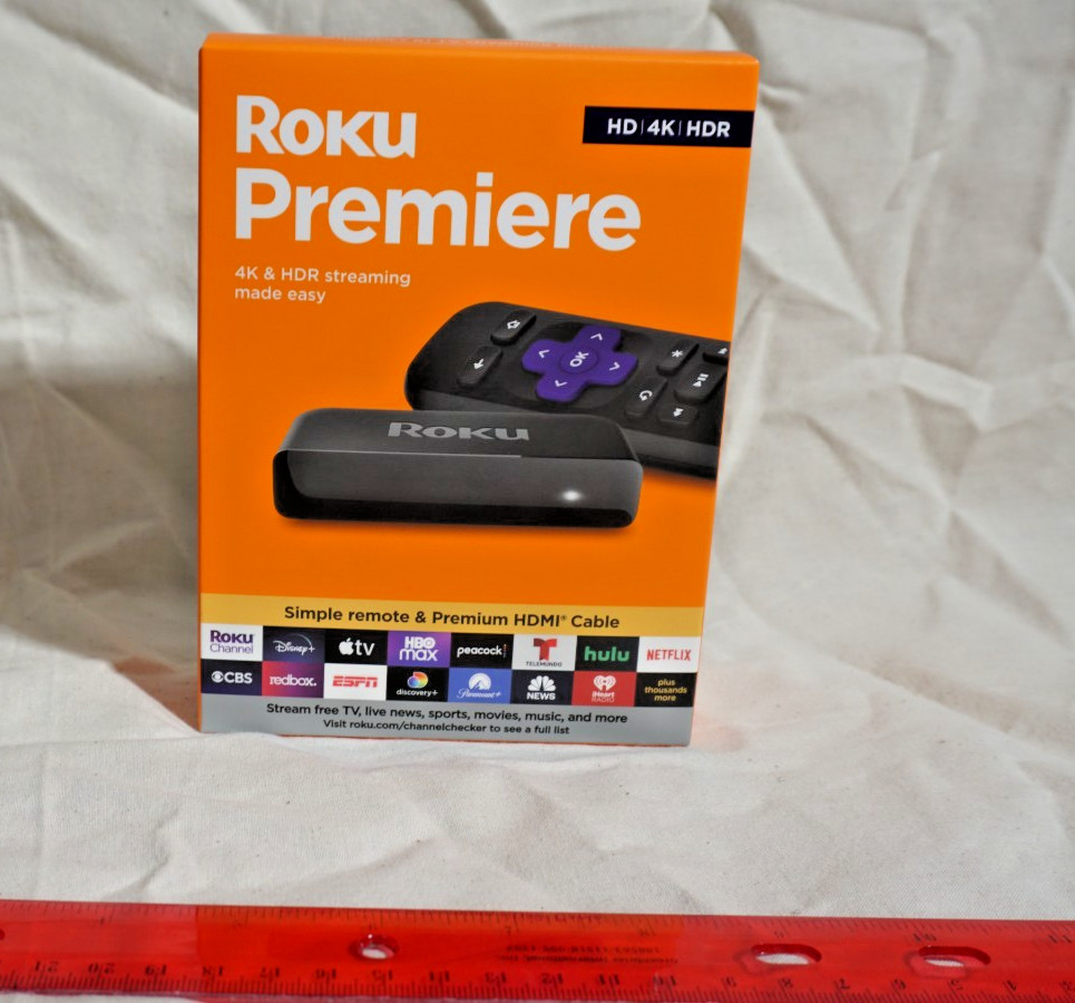 Roku Premiere HD 4K HDR Streaming Media Player 3920R: BRAND NEW SEALED