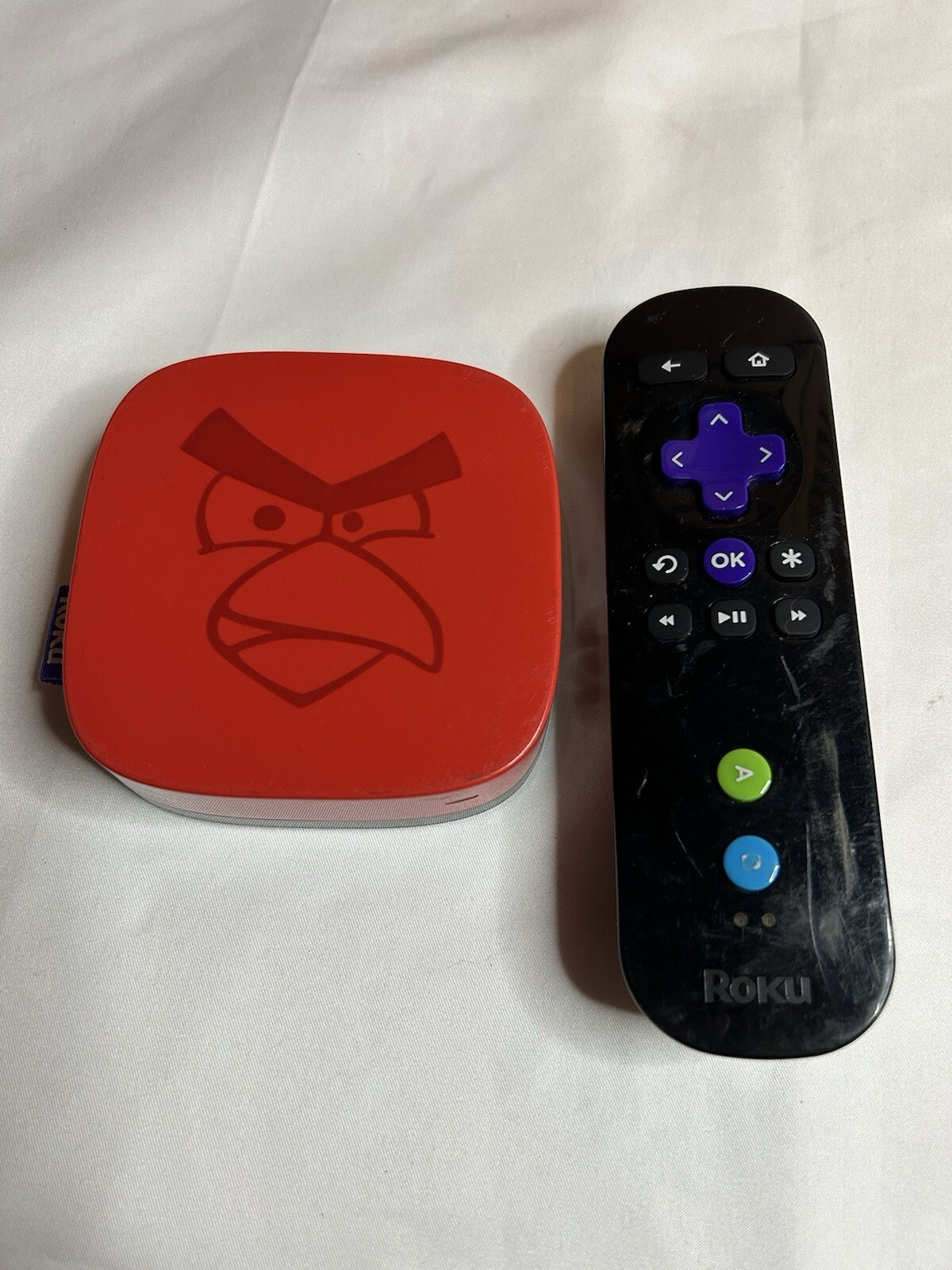 Roku 2 XS Angry Birds Edition – 3100X – Red For Parts/Repair