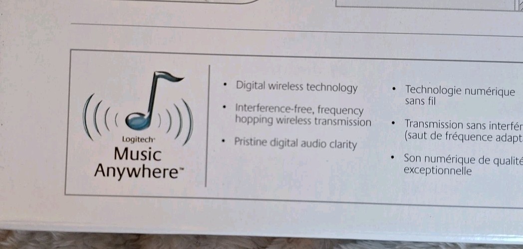 Logitech Wireless Music System PC USB Transmitter Receiver F-0414AD Open Box New