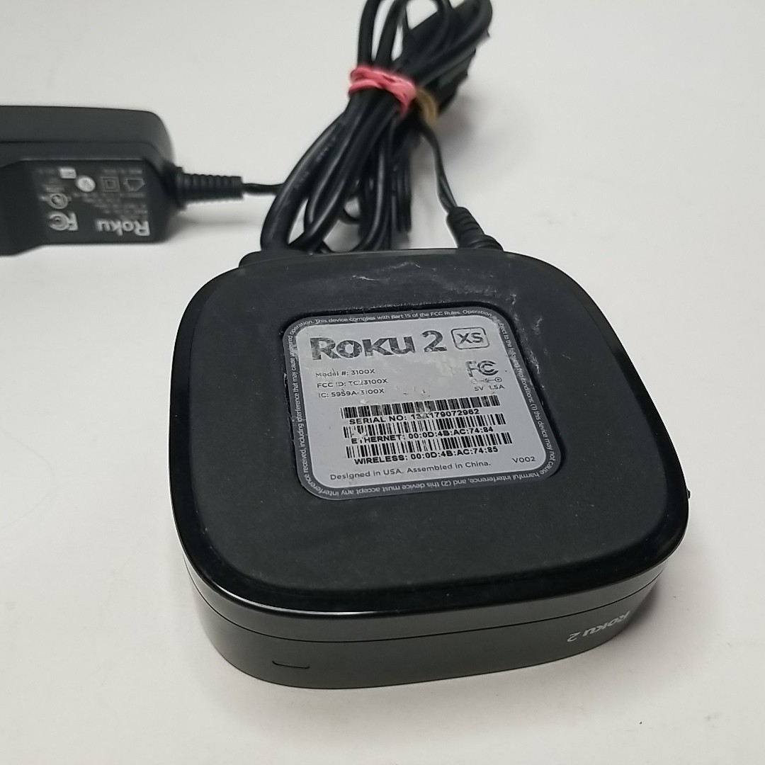 Roku 2 XS (1st Generation) Media Streamer 3100X NO Remote Works