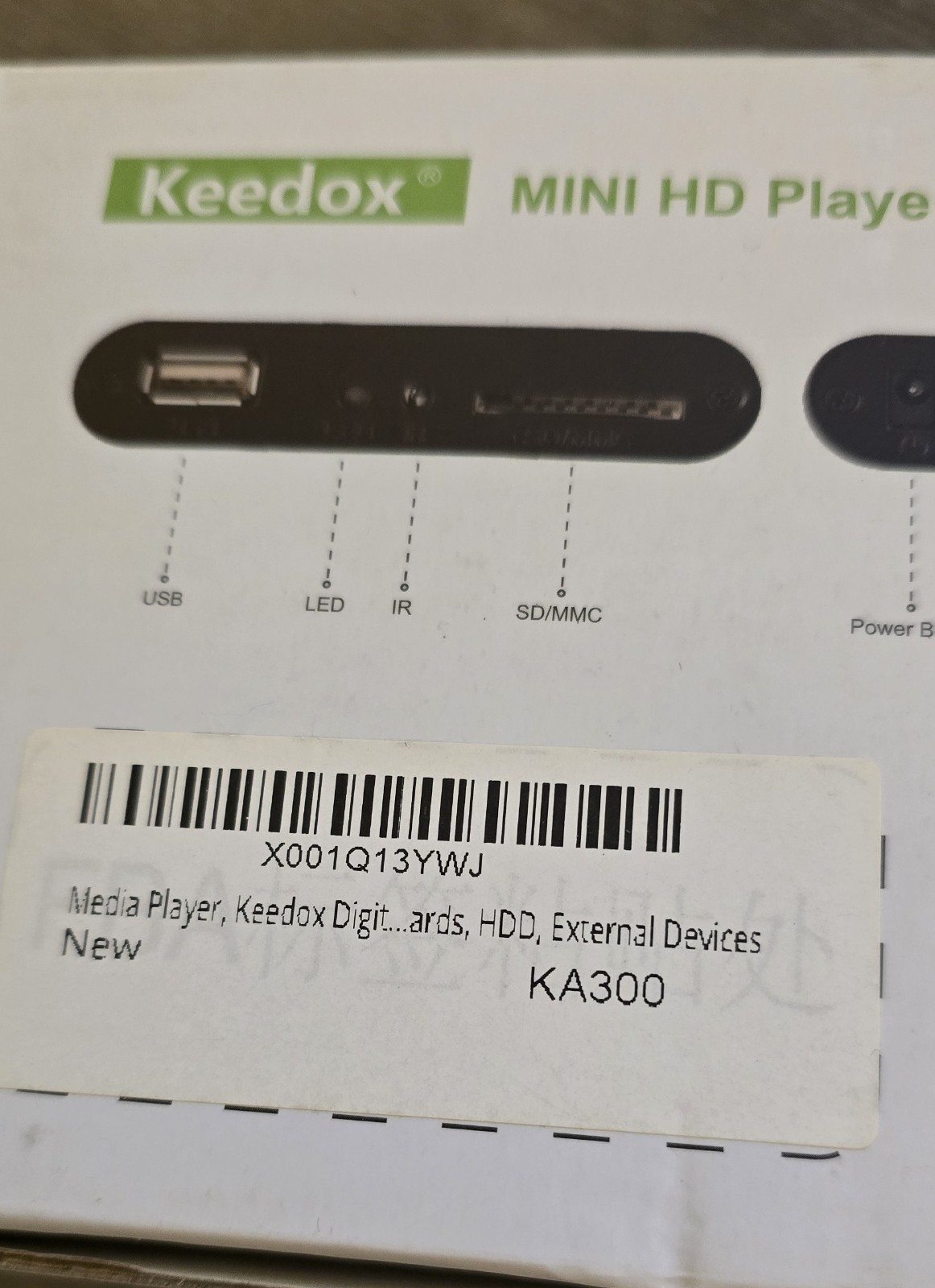 Keedox MINI HD Multi Format Media Player KA300 Full-HD 1080P & SD Formats