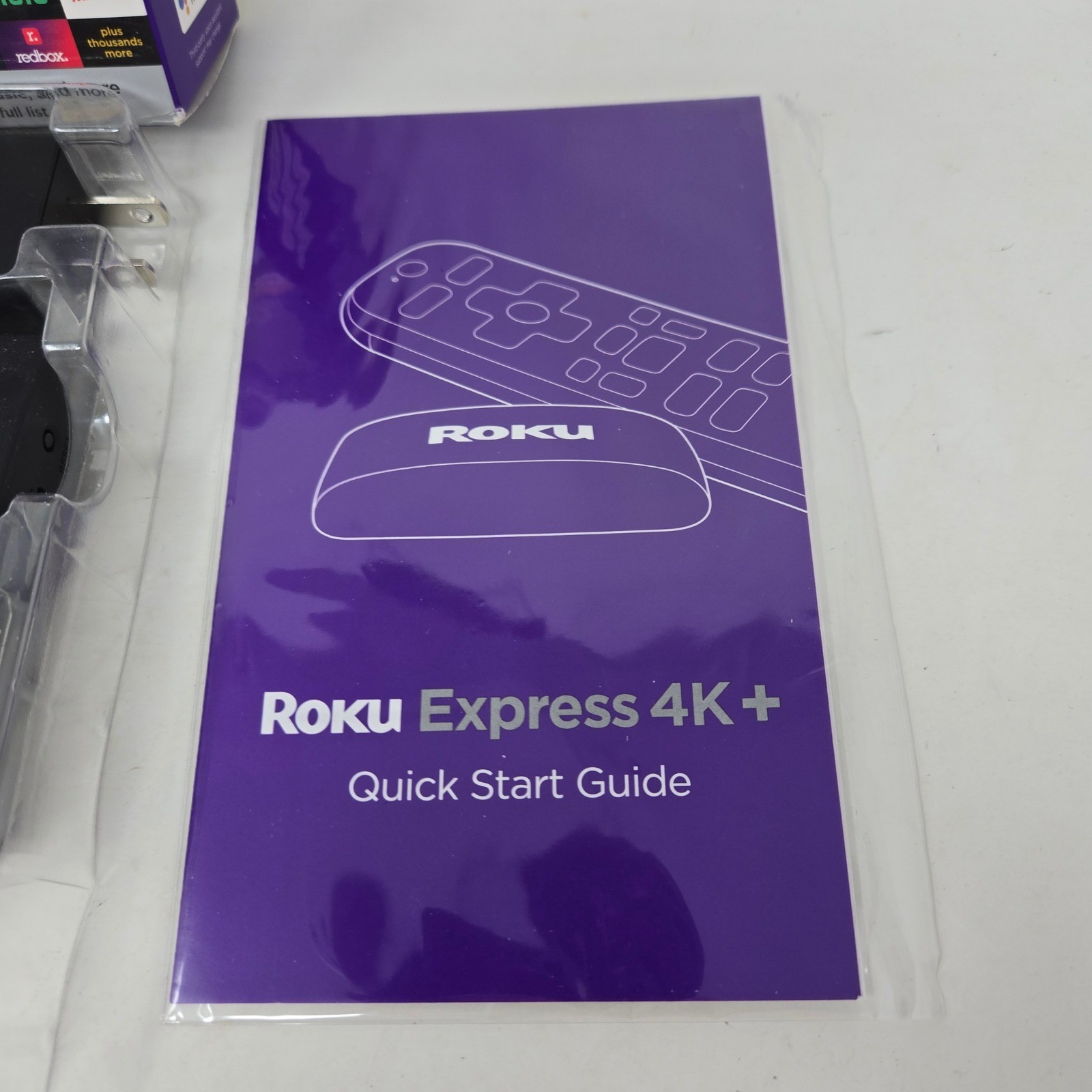 Roku Express 4K+ Streaming Media Player 3941R2 HD 4K HDR Voice Remote Black