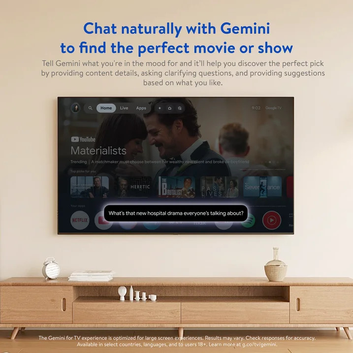 onn 4K Streaming Device Google TV Gemini 2026 Model Voice Remote 8GB UHD HDR10+