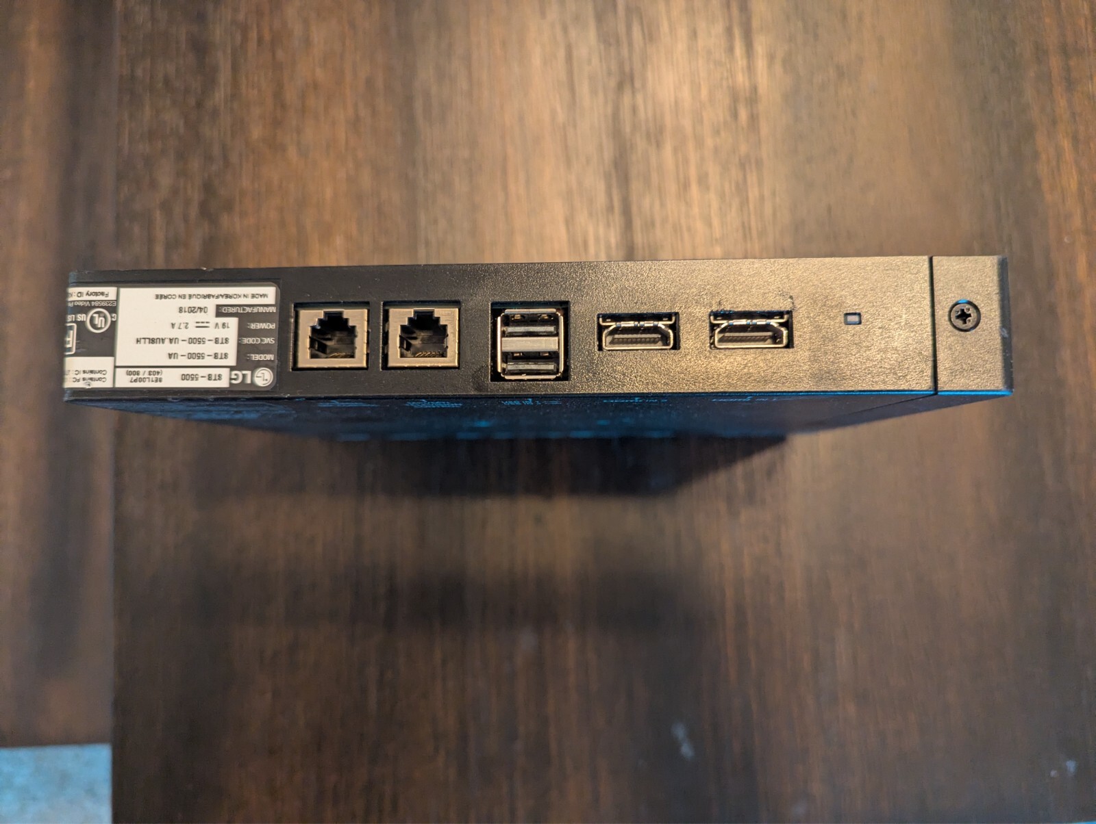 LG STB-5500 business Smart Set Top Box used cosmetic damage