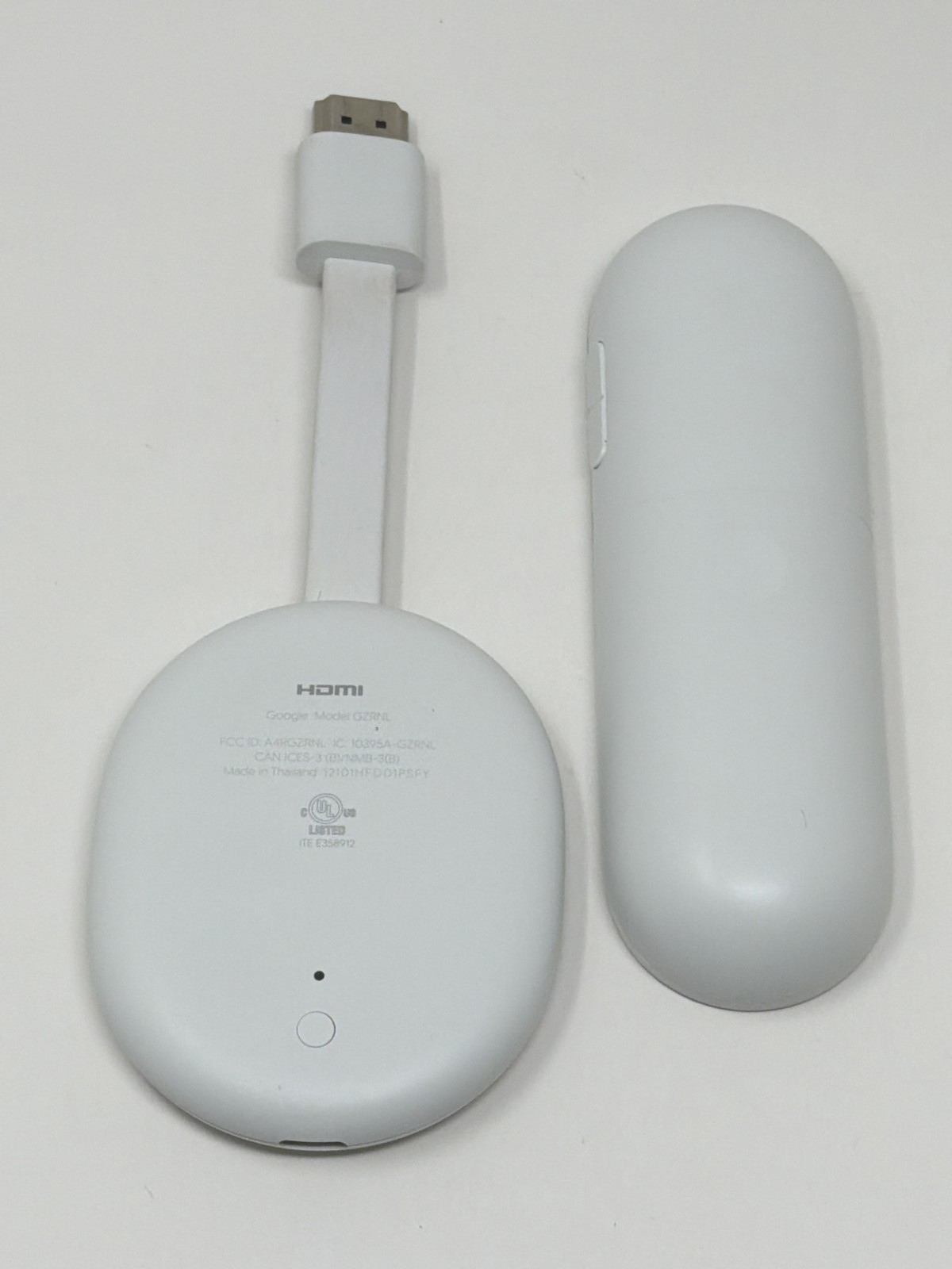 Google Chromecast with Google TV GZRNL Snow Media Streamer Good