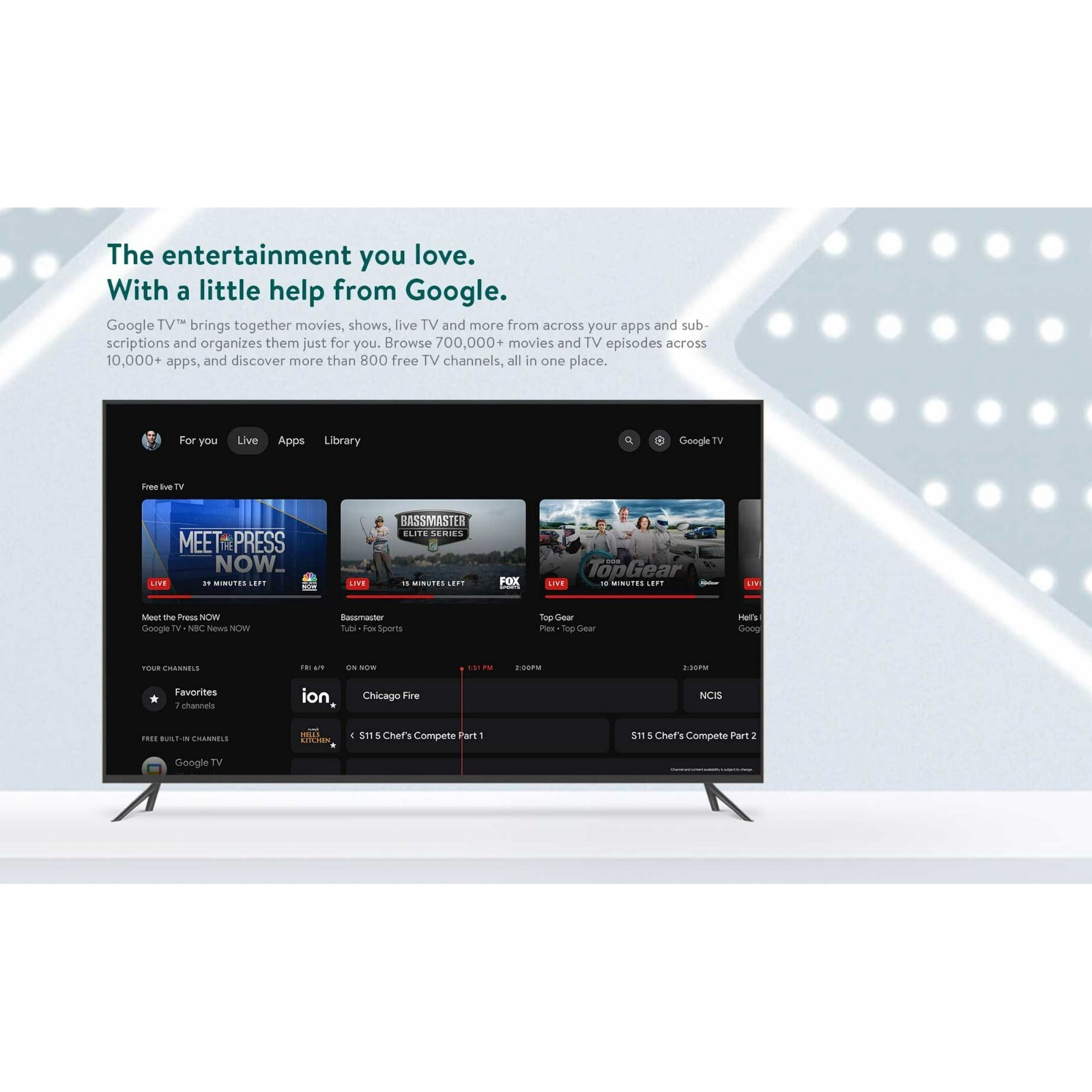 ONN Google TV 4K HD Streaming Box Voice Control Google Assistant (110125667)™