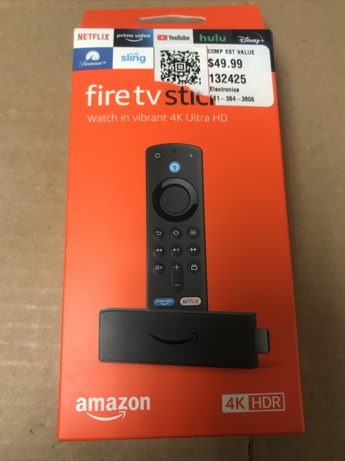 New Sealed Amazon Fire TV Stick 4K, 3rd Gen. w/ Alexa Voice Remote, 2021 Edition