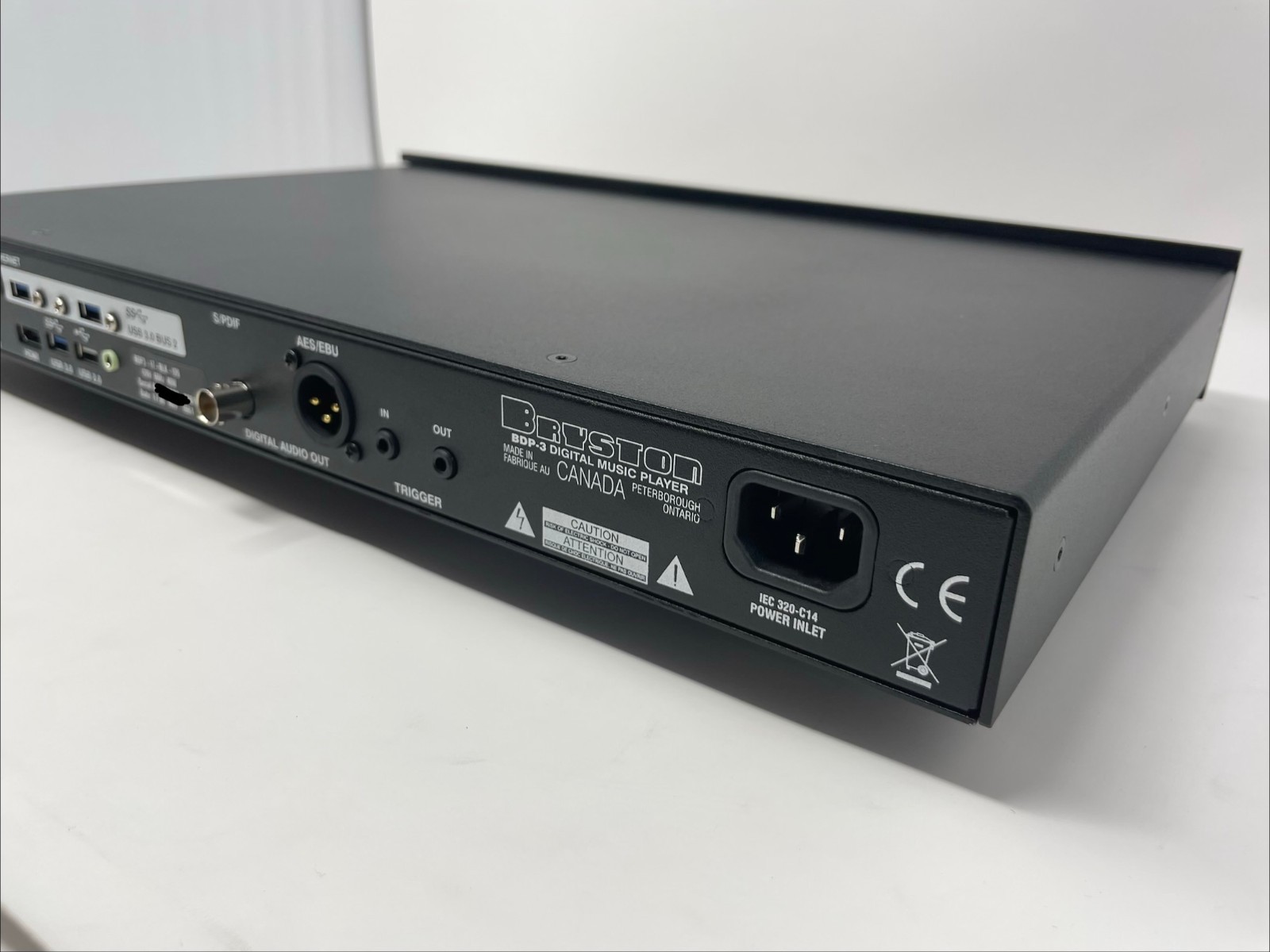 Bryston BDP-3 Digital Music Player & BOT-1 Optical Drive -Black **Used**
