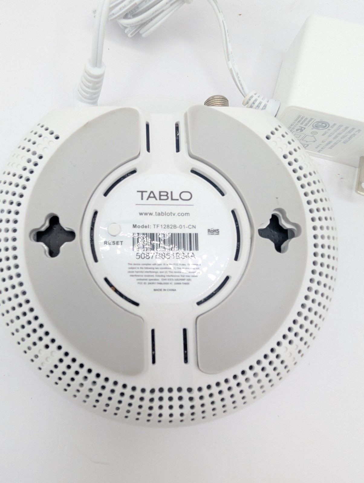 Tablo 4th Gen 2-Tuner OTA DVR 128GB Pause Live TV TF1282B-01-CN + Power Cord