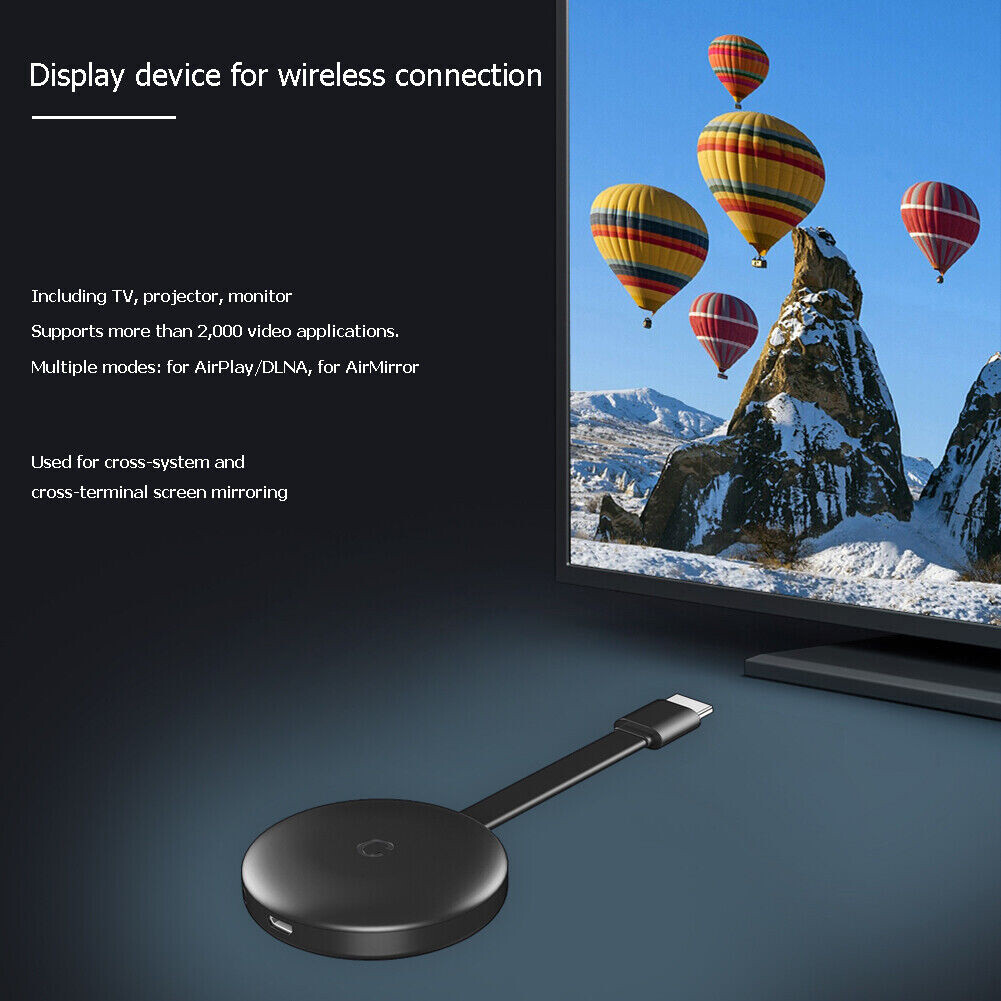 For Chromecast Google Wireless HDMI-Compatible HD Display Media Streaming Video