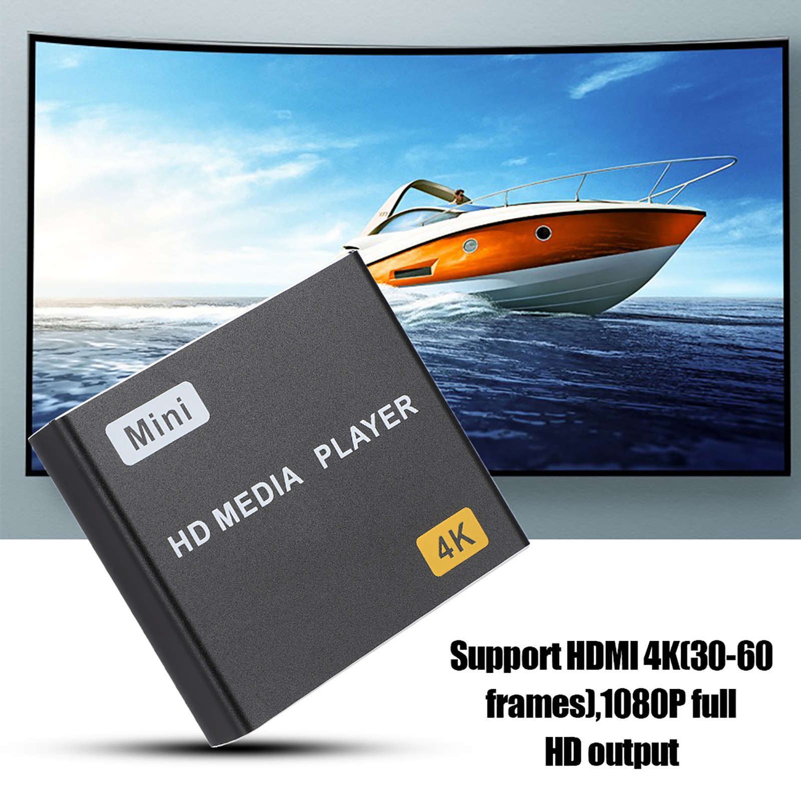 4K Full HD Digital Media Player USB S SPDIF Home Music Video Player