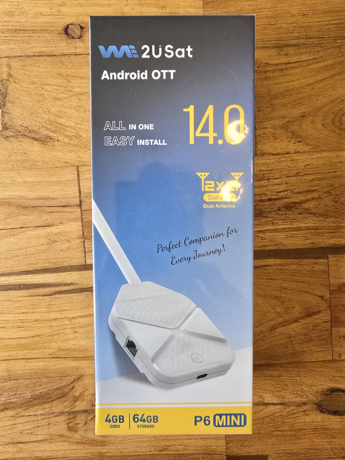 We2USat P6 Mini Android Media Player Portable