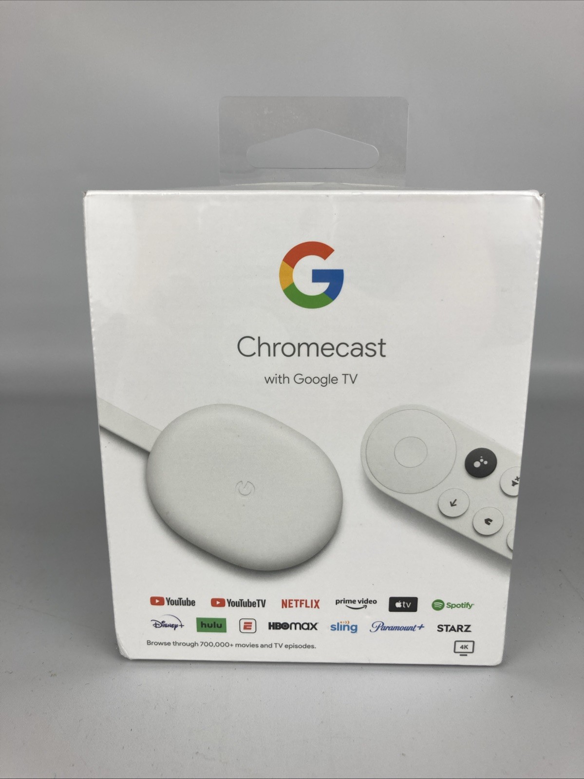 Google Chromecast with Google TV 4K UHD Media Streamer SEALED BOX NEW