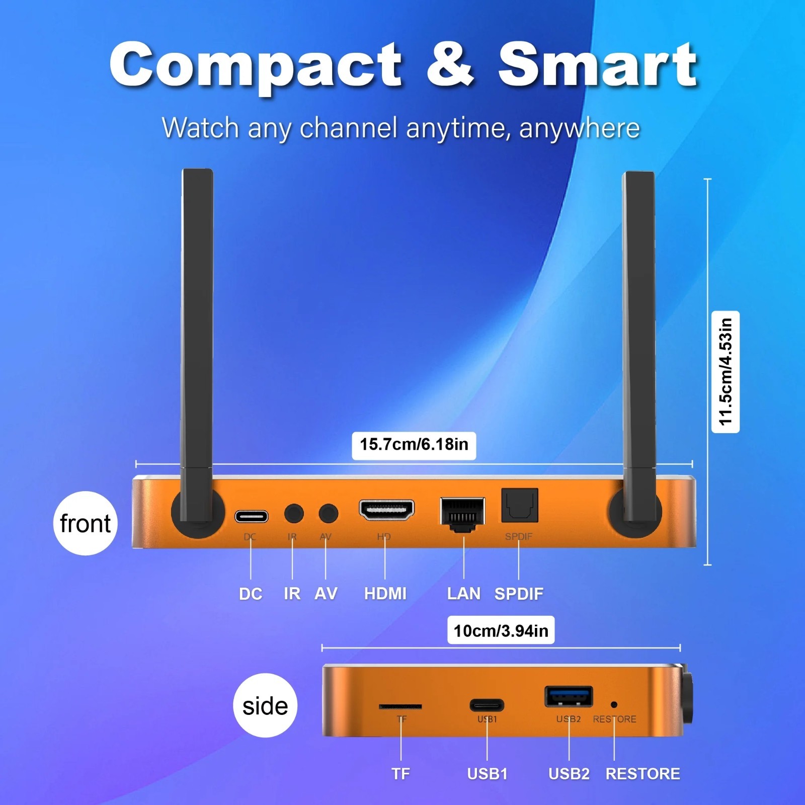 SuperBox Media Streamers S7 PRIME 6K UHD | Android 12 | 128GB | Time Shift-7 DAY