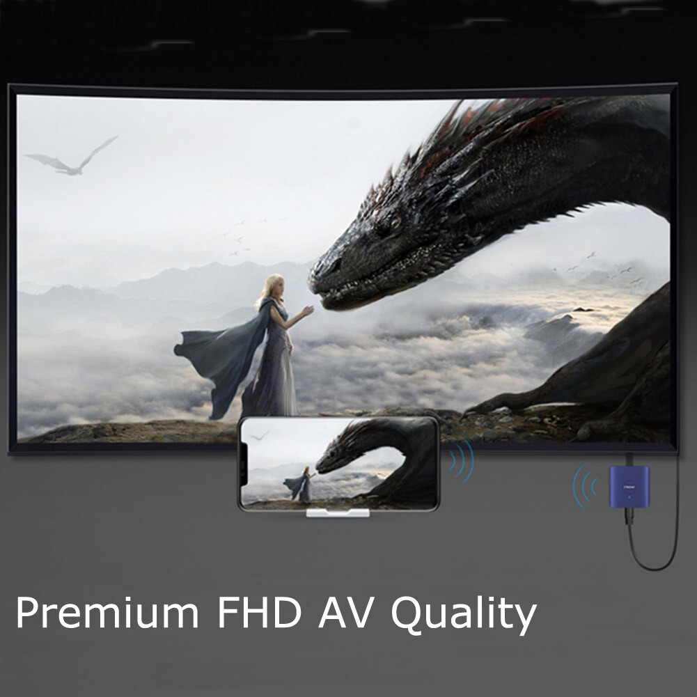 1080P Wireless Display Receiver Dongle for iOS Android Miracast DLNA Airplay