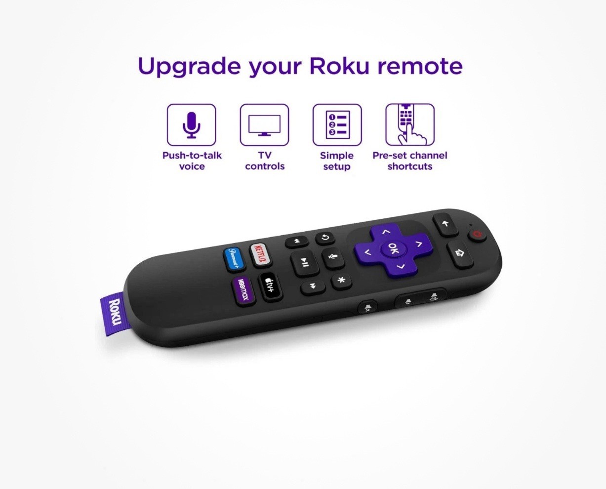 Roku Voice Remote With TV Controls RCA1RW