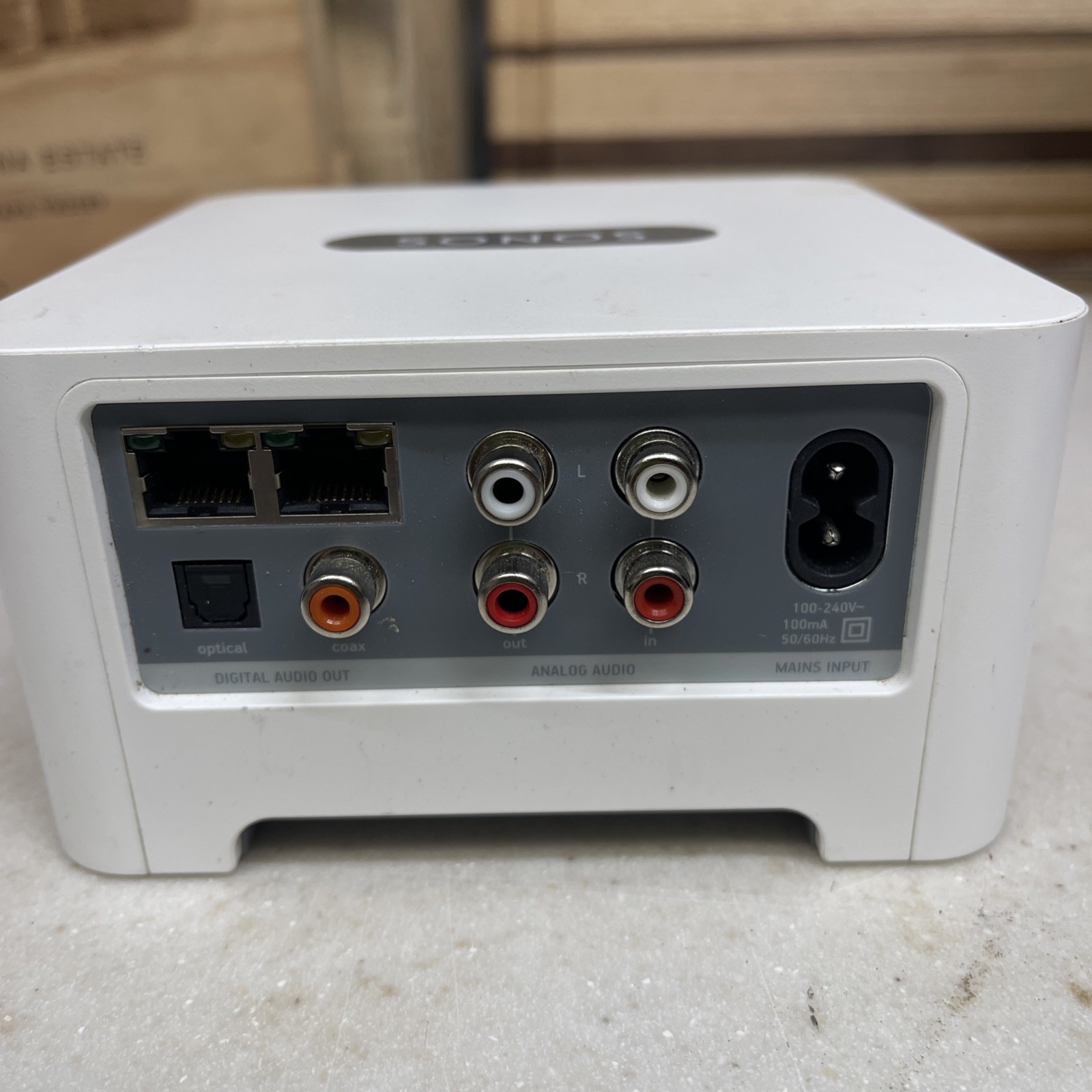 Sonos Connect Gen 2 Wireless Home Audio Receive S2 Compatible- Rack Marks