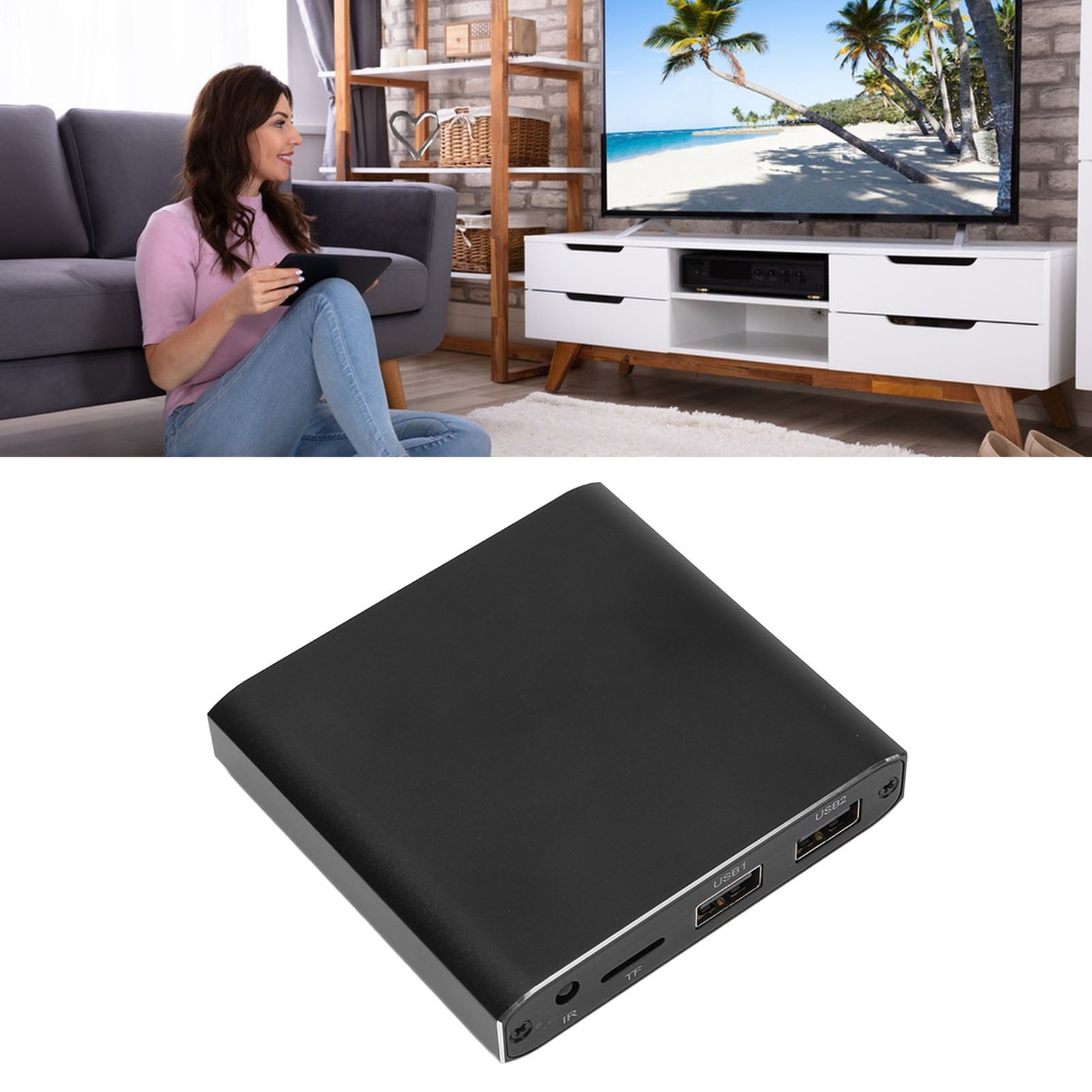 4K Media Player UHD 30fps Video Picture Music Mini HD Multimedia Interface FKWA