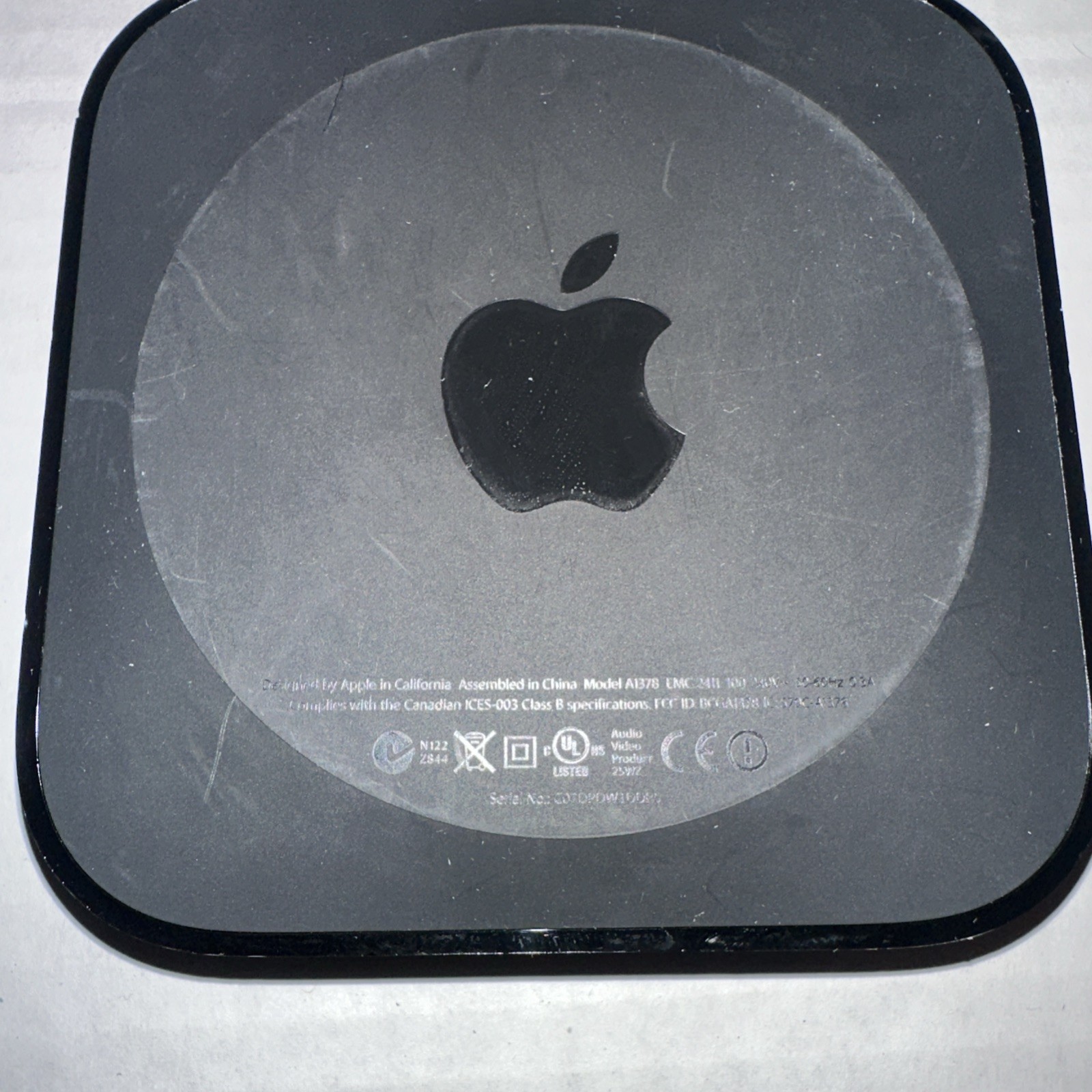 Apple TV 2nd Generation Model: A1378 HD 720p Streamer Black No Remote