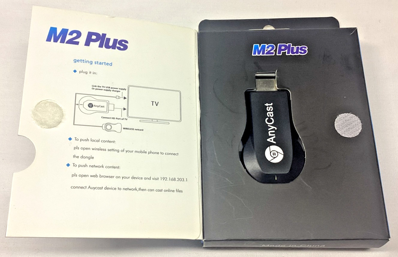 AnyCast M2 Plus1080P Wireless TV WIFI Display Dongle H.D.M.I. Receiver Airplay