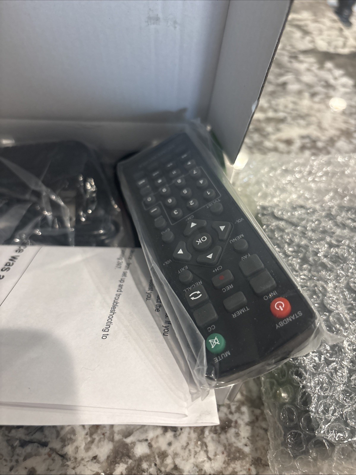Mediasonic HomeWorx HW130STB Digital Converter Box 1080p ATSC DVR USB PVR Remote