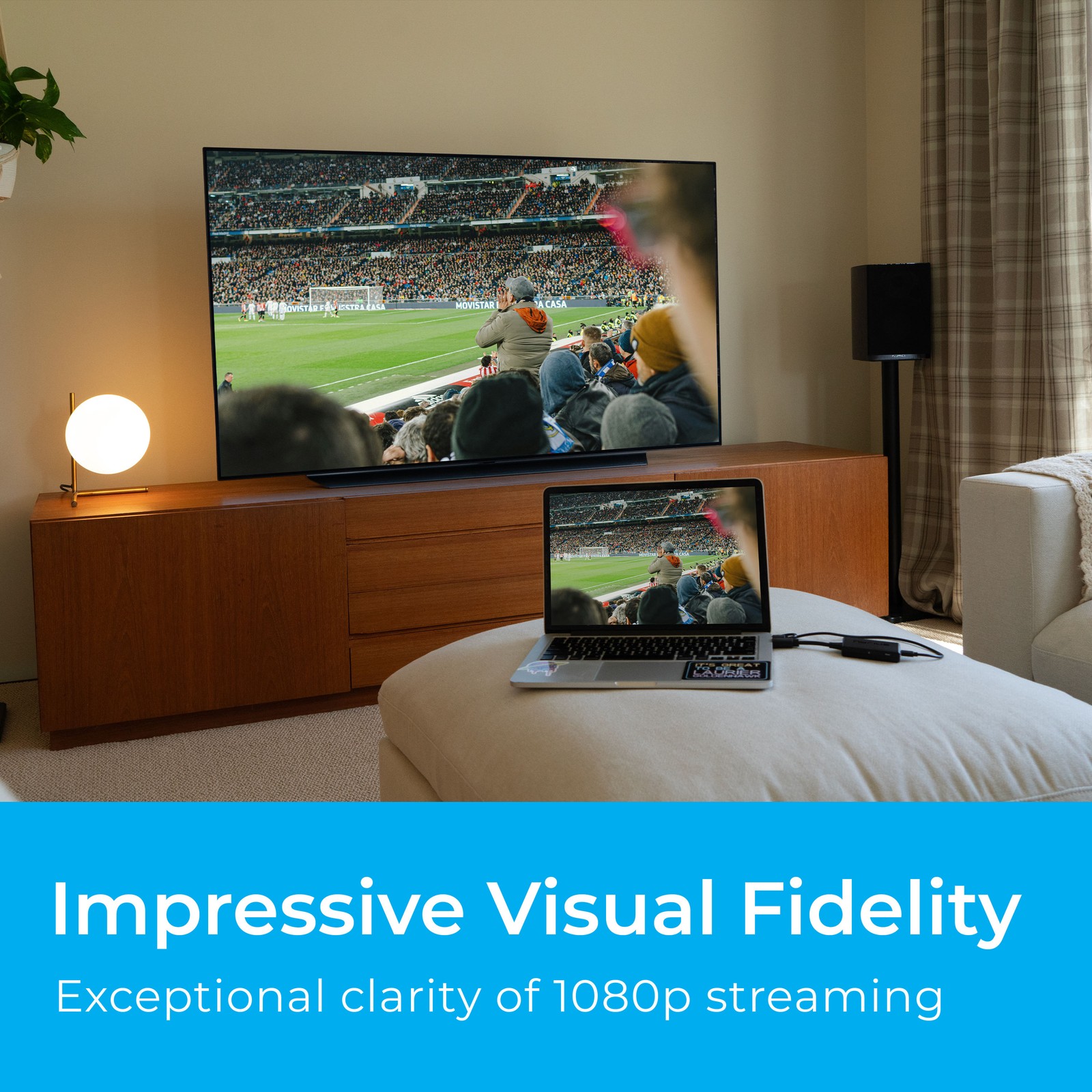 Nyrius Wireless HDMI Video Transmitter & Receiver Stream 1080p up to 150ft to TV