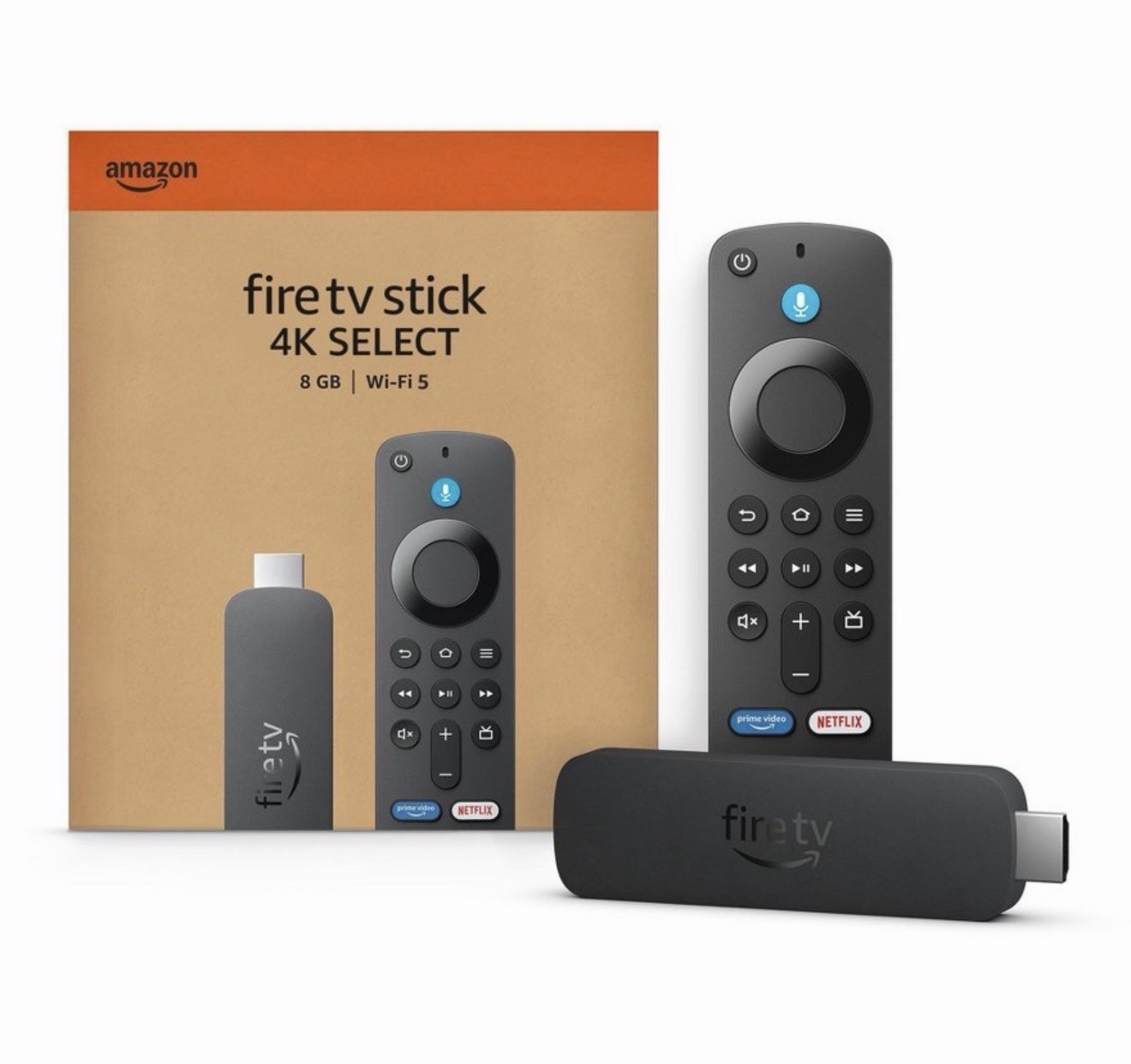Amazon Fire TV Stick 4K Select Alexa Voice Remote 4K UHD Streaming Device