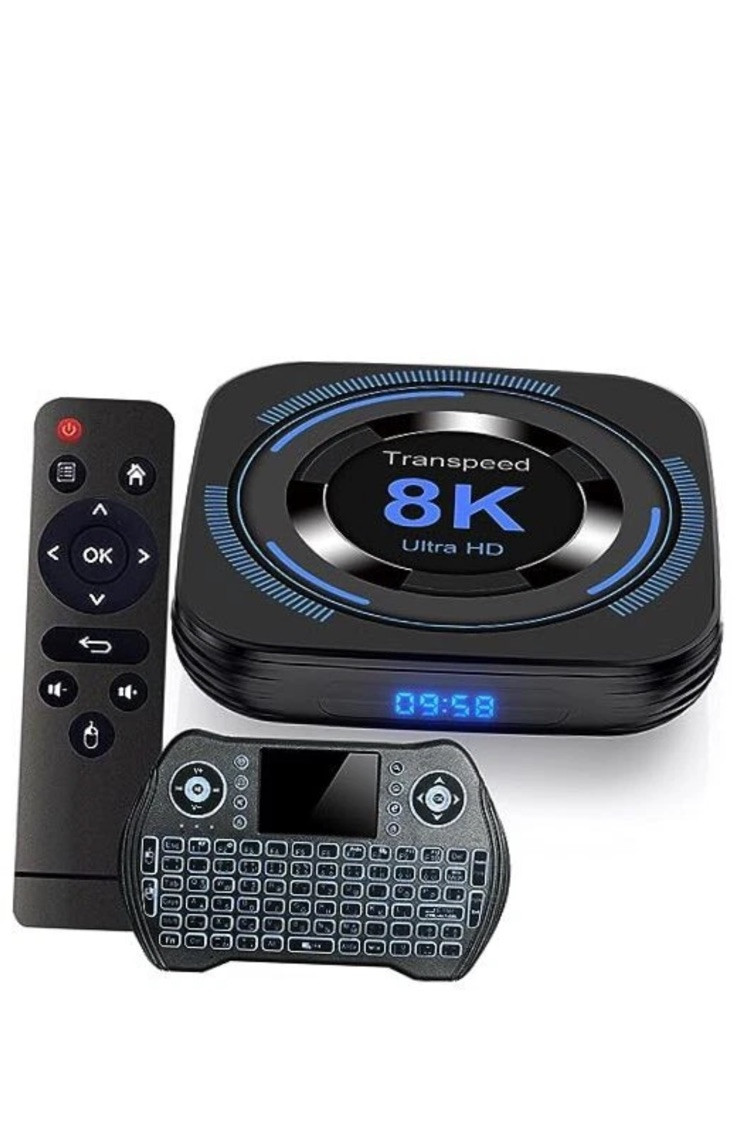 Android TV Box 12.0 4GB 64GB TV Box Android 2024 Support 8K Dual-WiFi 8K 64GB