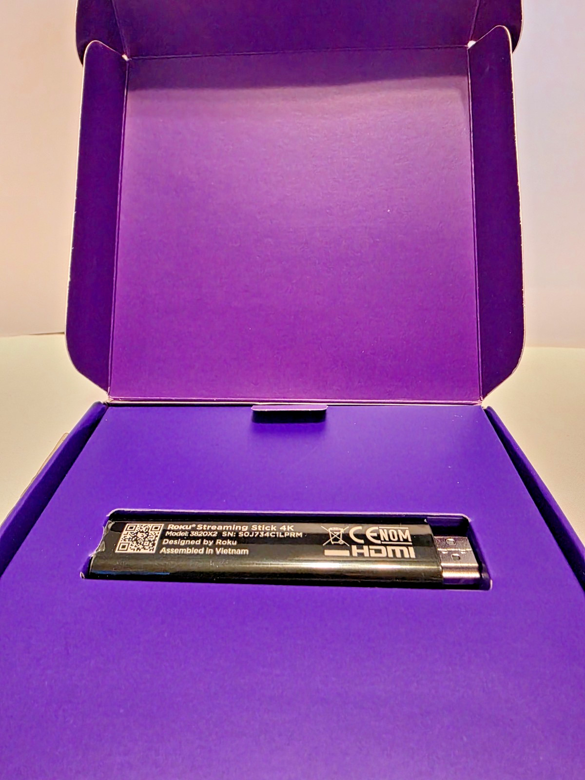 Roku Streaming Stick 4K Voice Remote HDR Dolby Vision WiFi Streaming Device