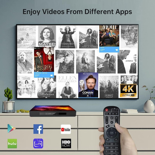 Android TV Box 10.0, T95 Super 2GB RAM 16GB ROM BLACK