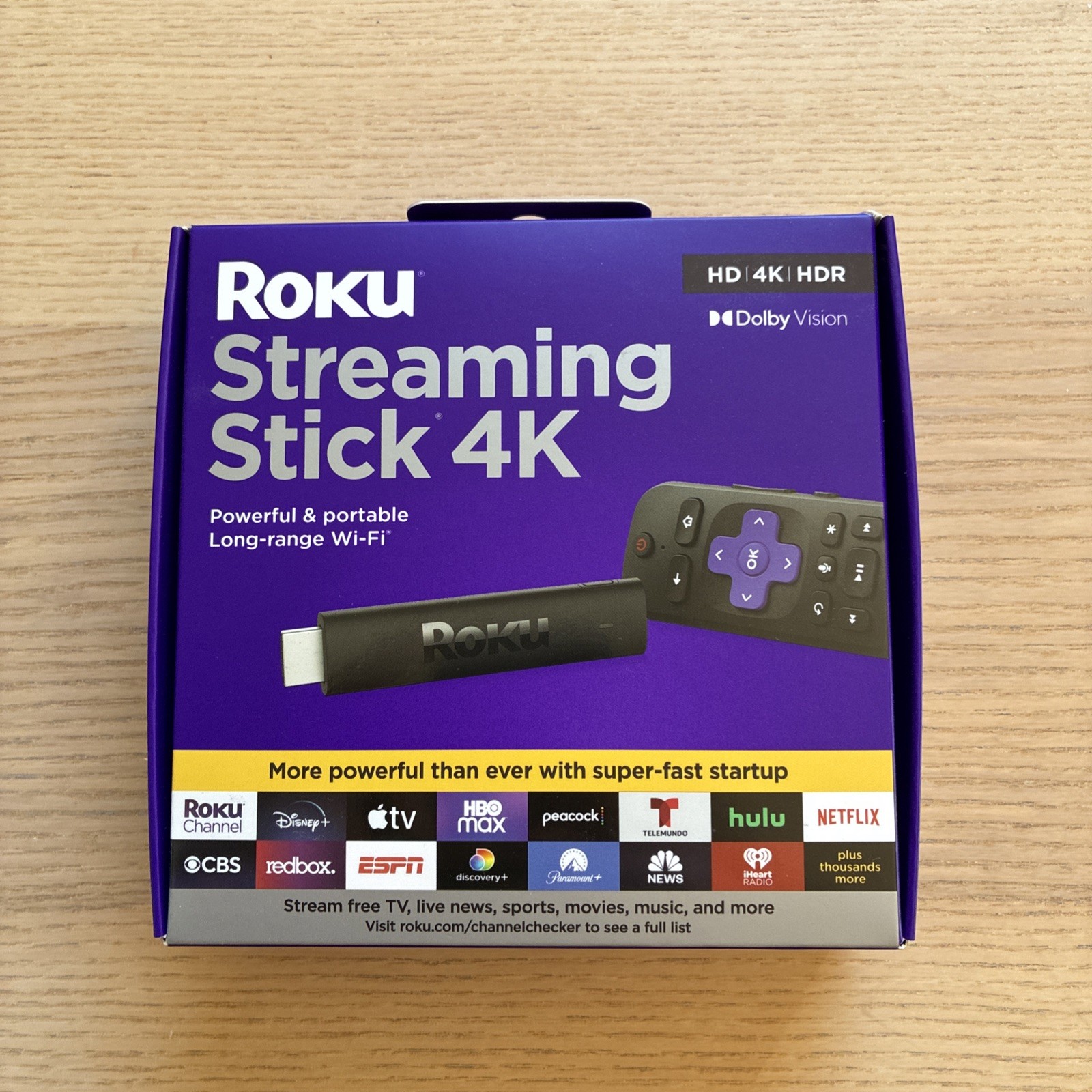 Roku Streaming Stick 4K HDR 3820MX Media Streamer Voice Remote MEXICAN/ENGLISH