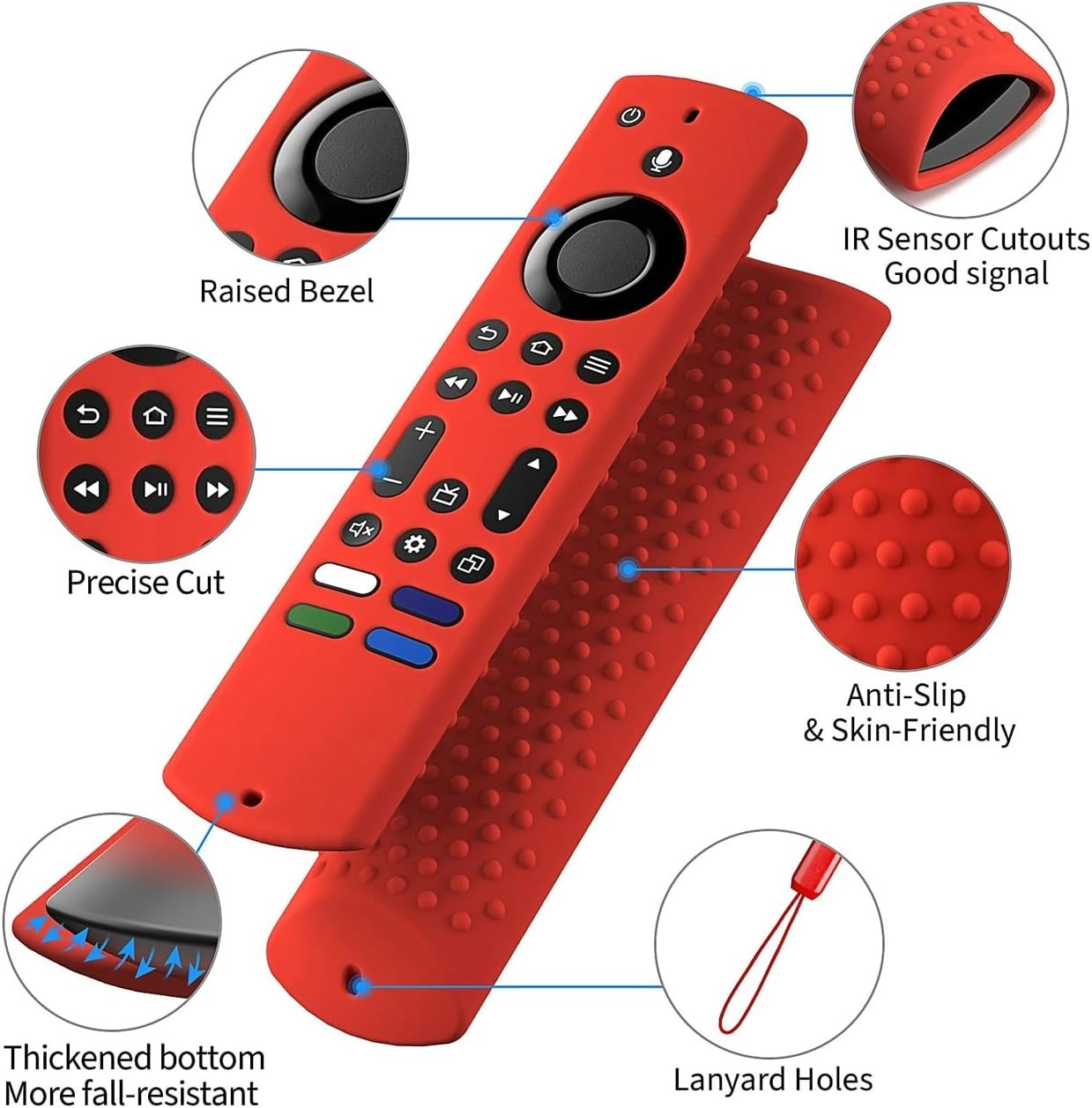 Silicone Cover Compatible with Fire TV Stick 4K Max Streaming Device Released…