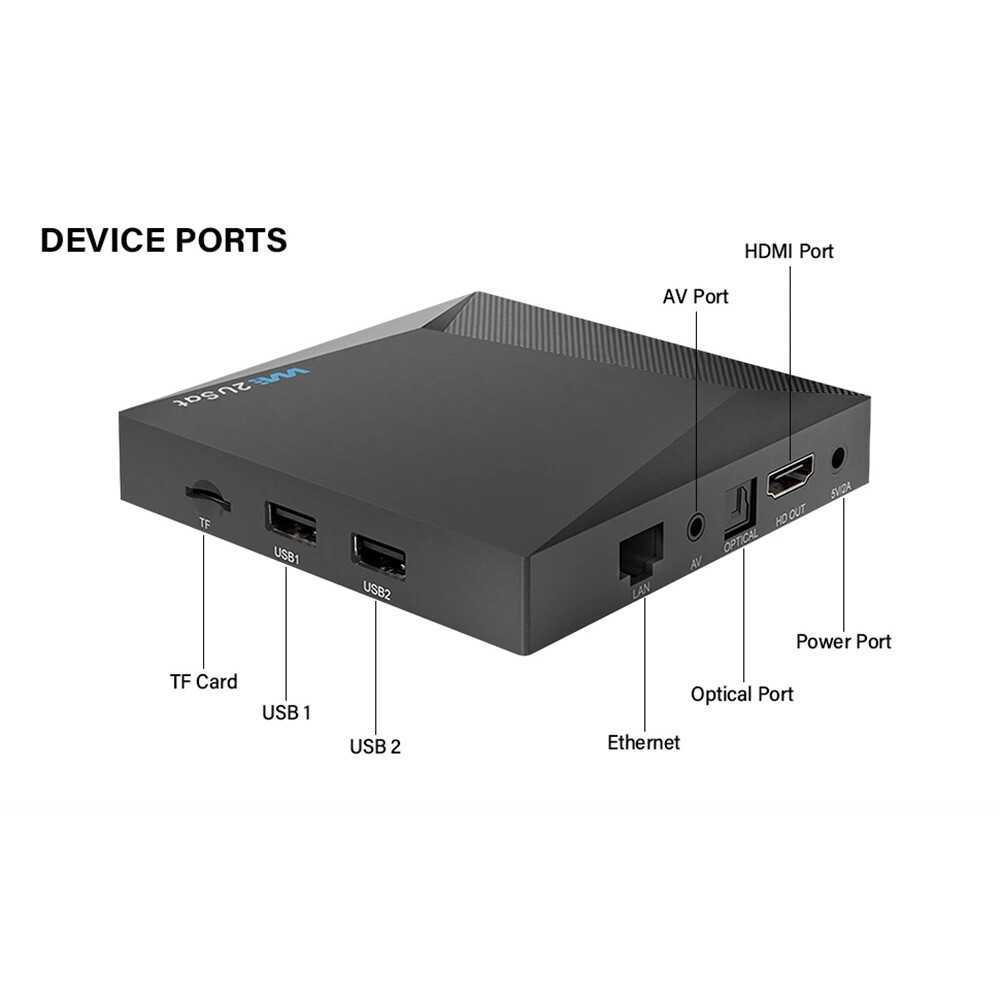 SUPER BOX WE2USAT K3 PRO 6K Smart UHD TV Box Dual WiFi Bluetooth Fast Streaming