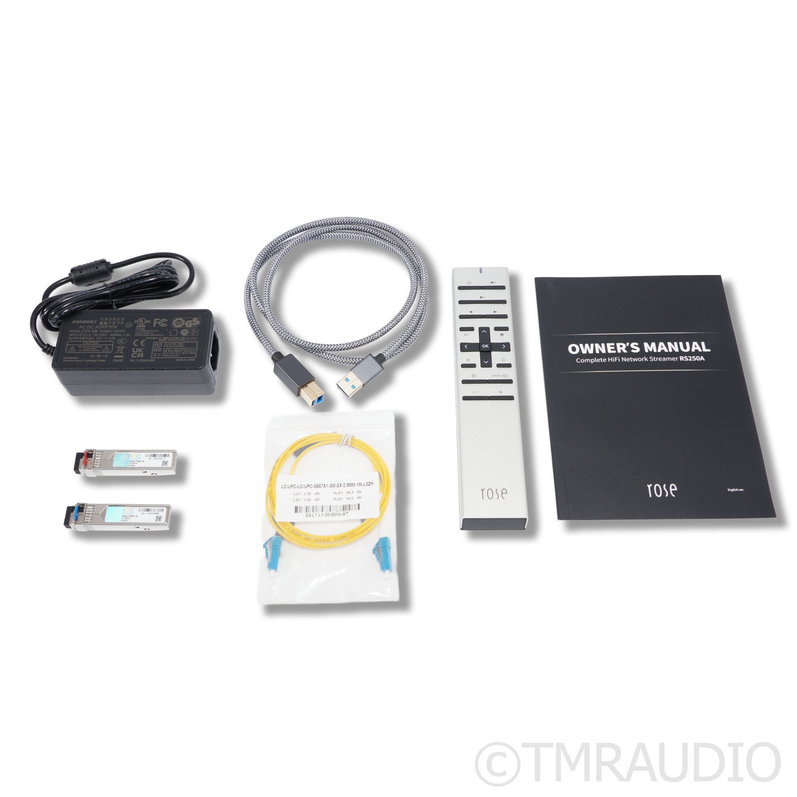 HiFi Rose RS250A Music Streamer w/ RSA720 USB Fiber Optical Hub