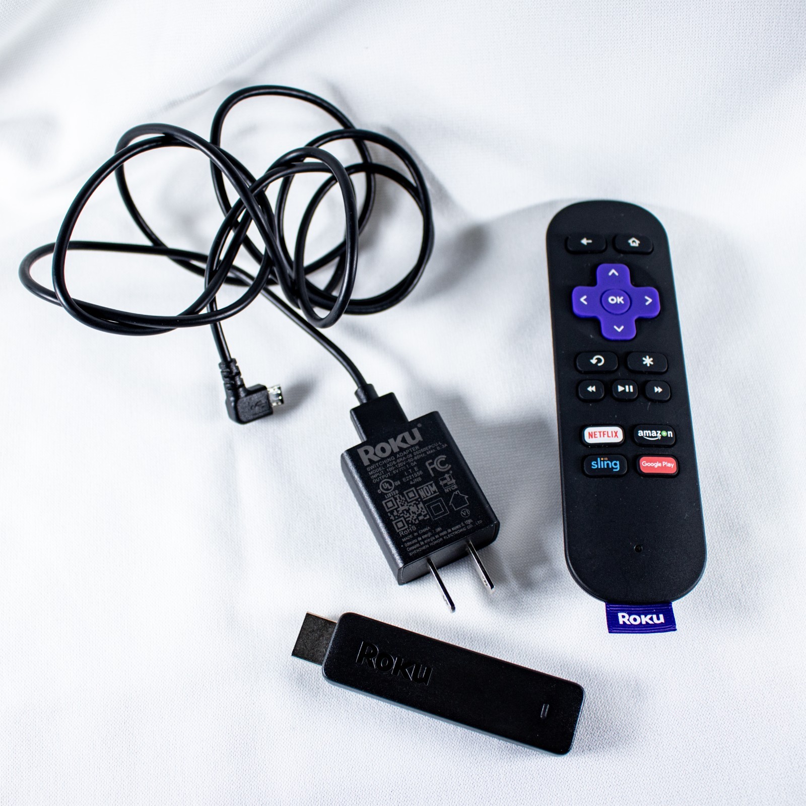 ROKU Streaming Stick 3600X Portable HD Streaming, Quad-Core Dual-Band Wi-Fi
