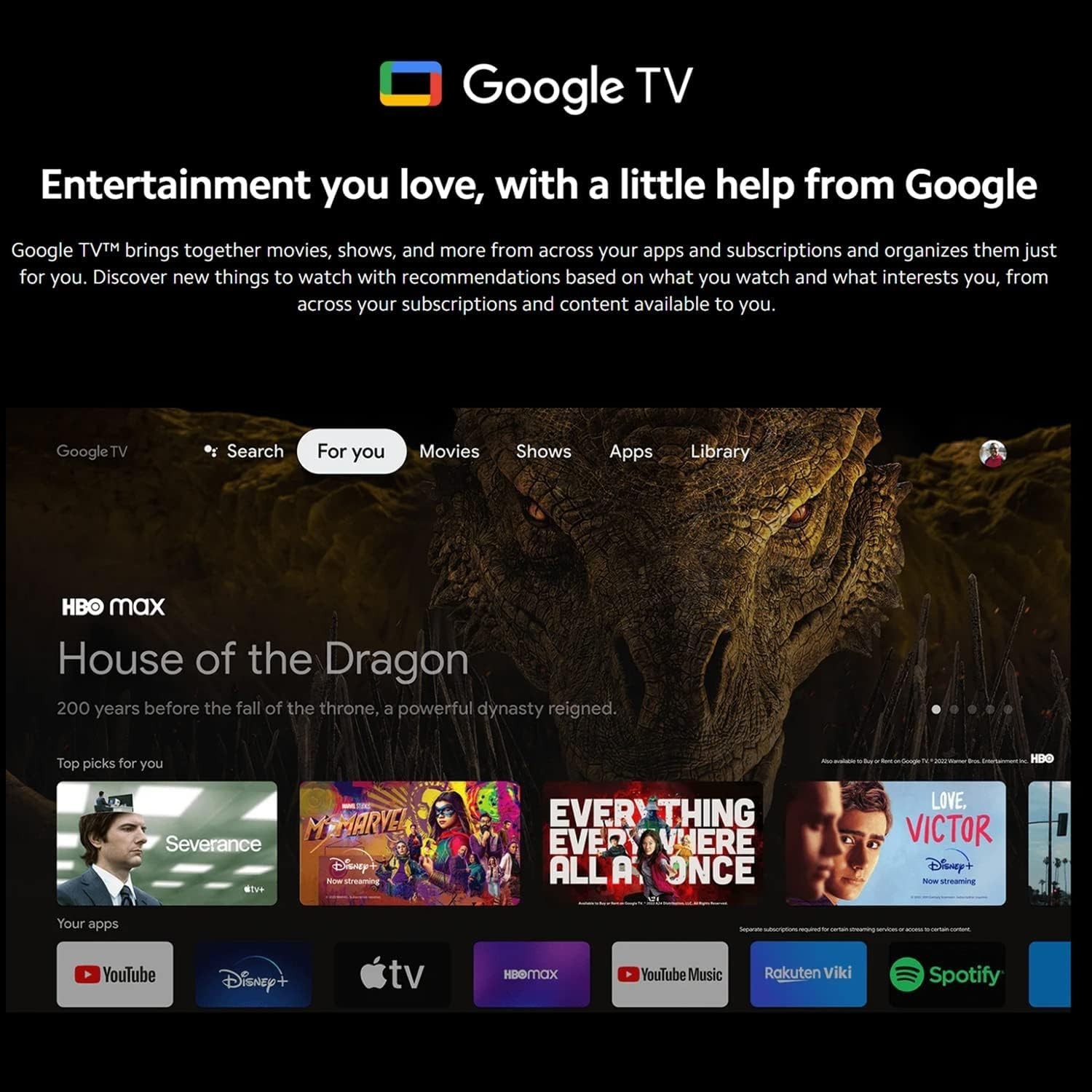 4K UHD Android TV Box, Dolby Vision Atmos, WiFi 6, 2GB RAM, 32GB Storage, Voice