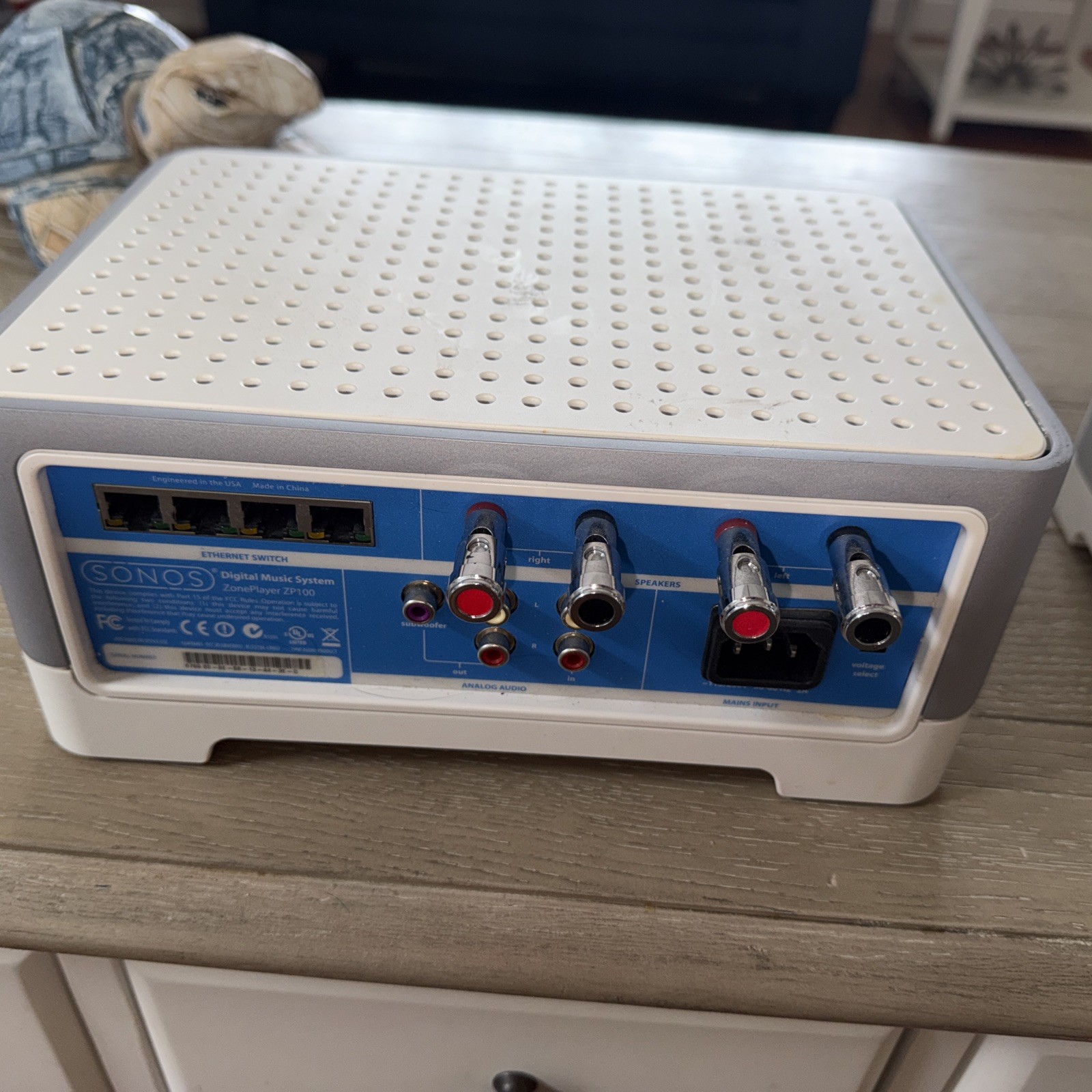 1 PCS sonos zp100 audio power amplifier*IW parts only