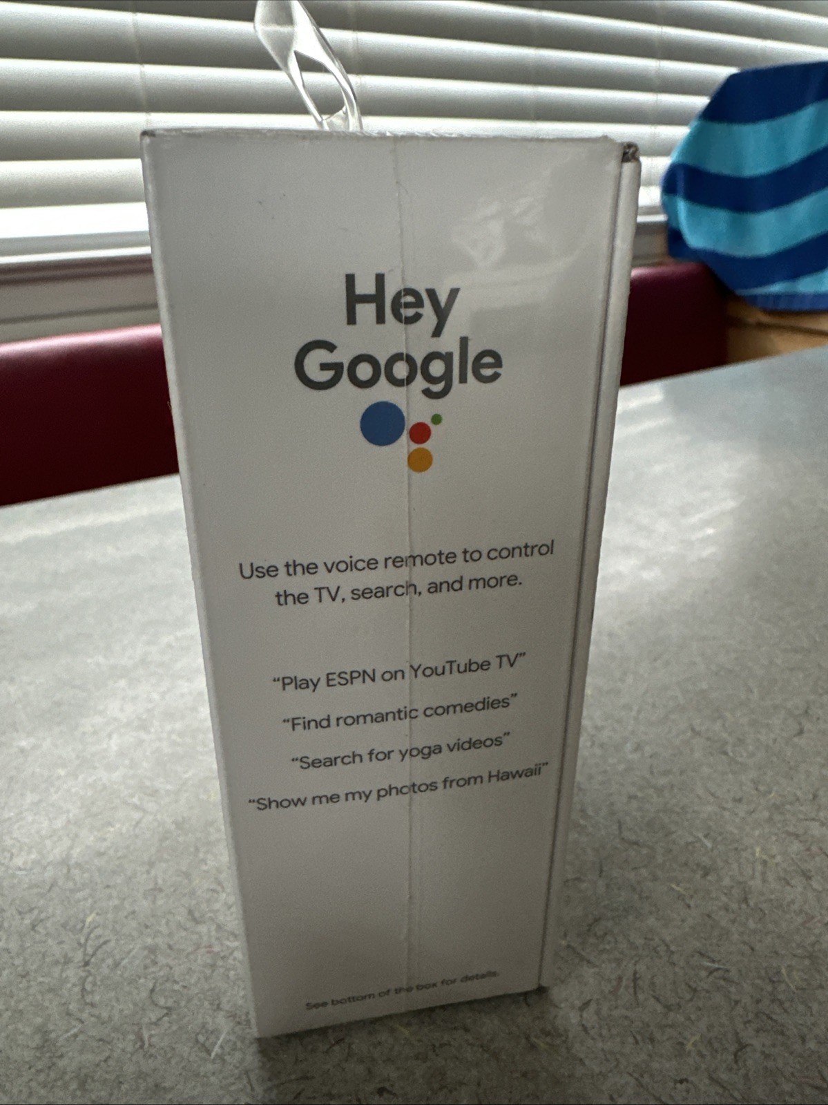Google Chromecast with Google TV 4K Media Streamer White Wi-Fi Bluetooth HDMI
