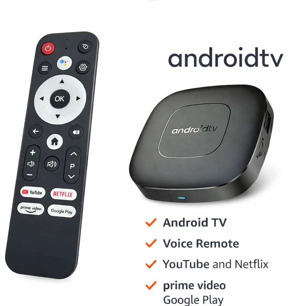 2026 Android 16 Streaming TV Box 8K Voice Control 2GB/16GB Mortal T1 HDR WiFi 6
