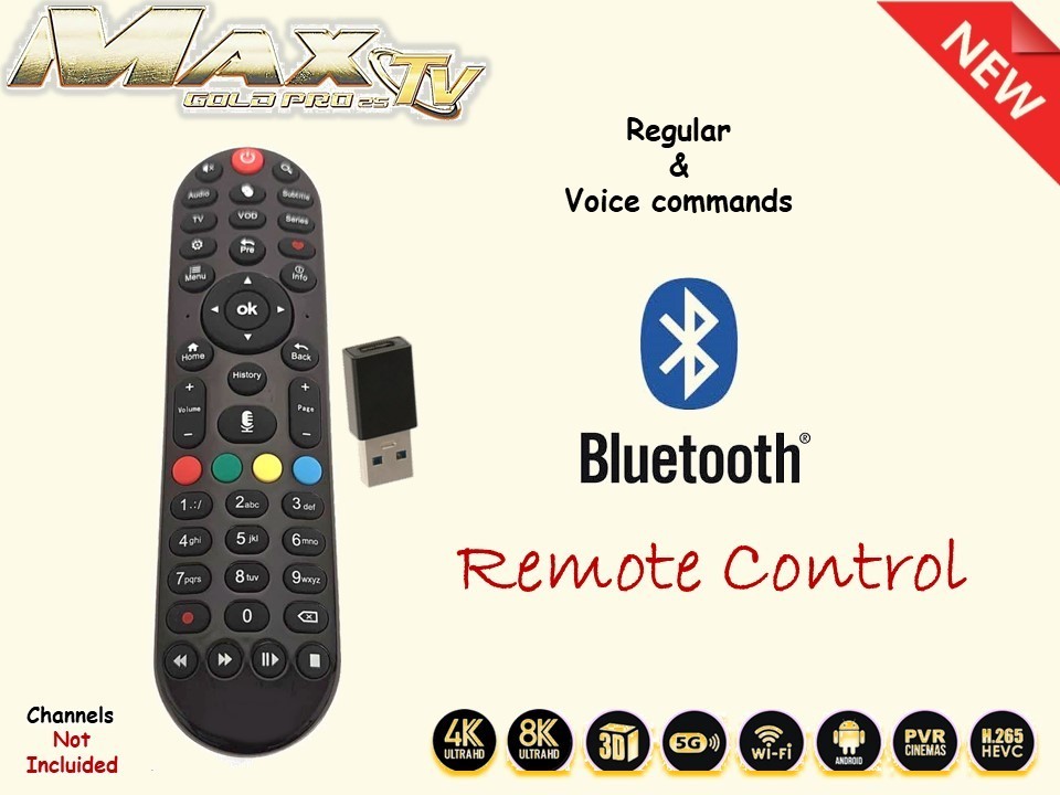 MAXTV GOLD PRO 5G 4K Quad Core 64 Bit ANDROID 9.1 (2023) UPDATED ,MORE POWERFUL