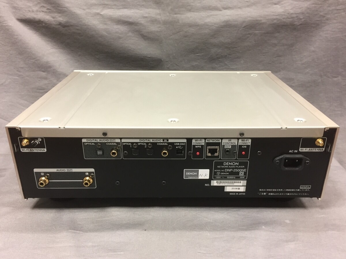 DENON DNP-2500NE Network player AC100V USB-DAC Premium silver F/S Used Working
